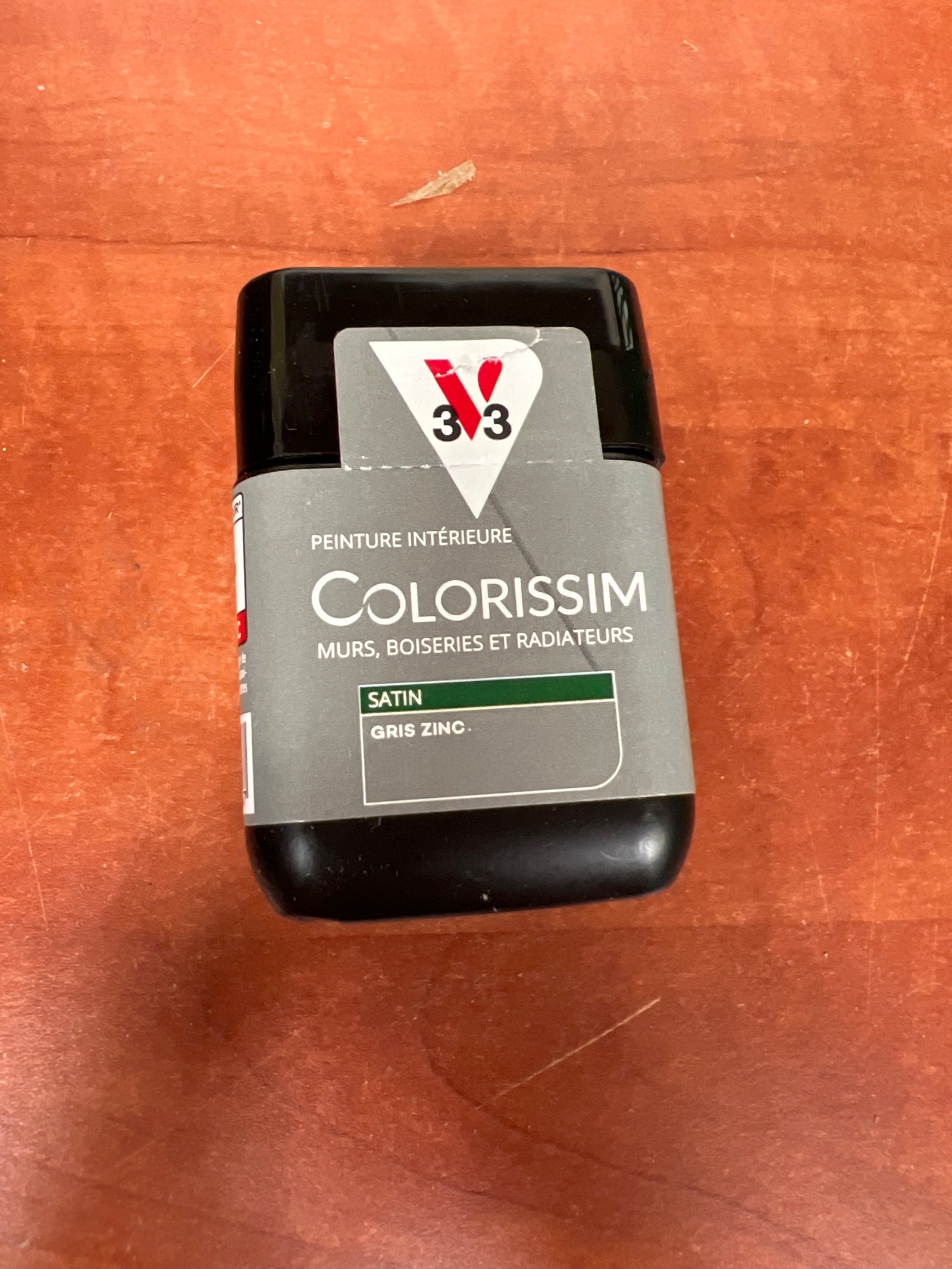 V33 Colorissim Peinture intérieure Satin Gris Zinc