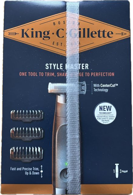 King C. Gillette - Tondeuse À Barbe Style Master