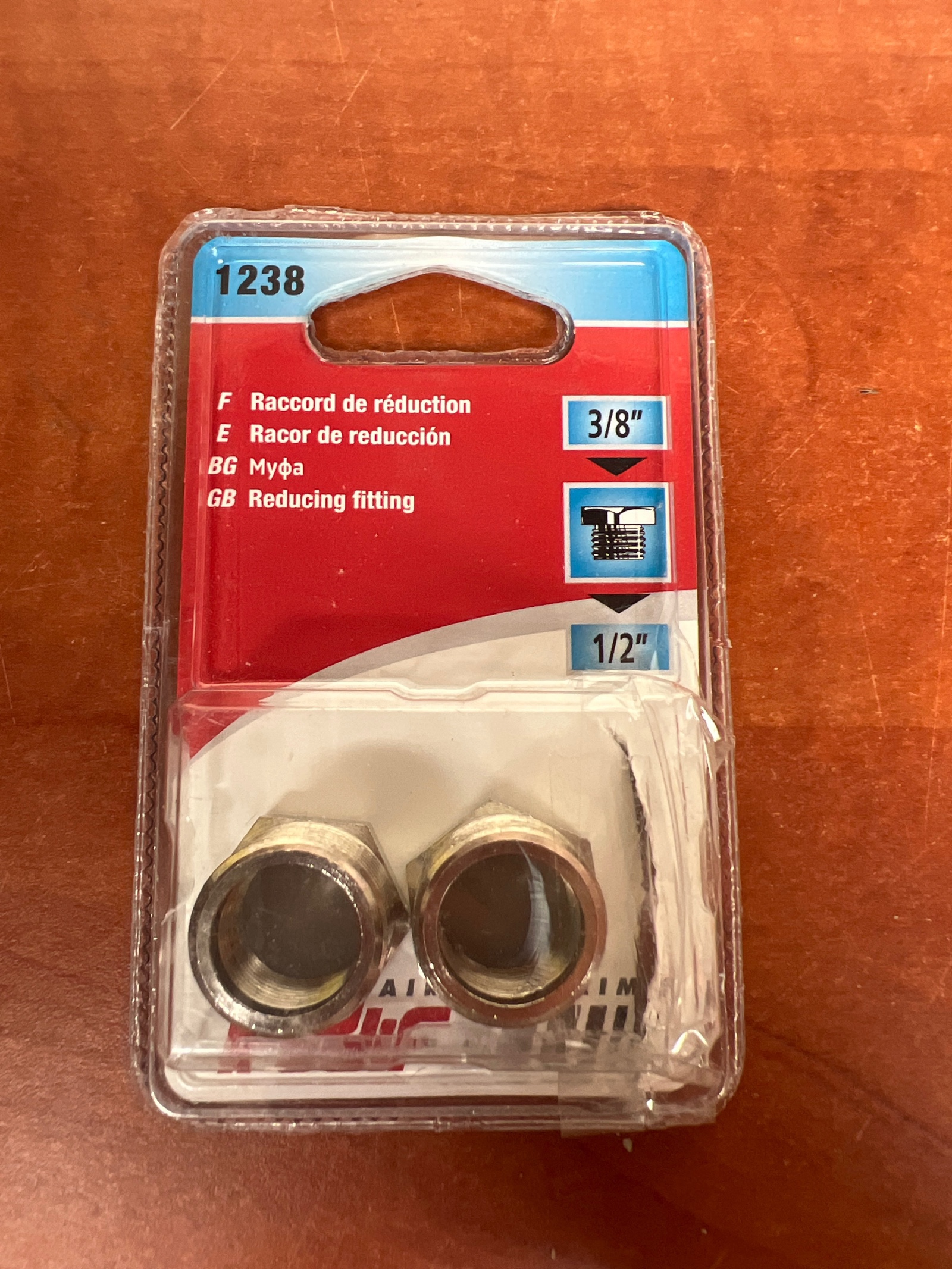Raccord de réduction 3/8'' vers 1/2'' - 1238