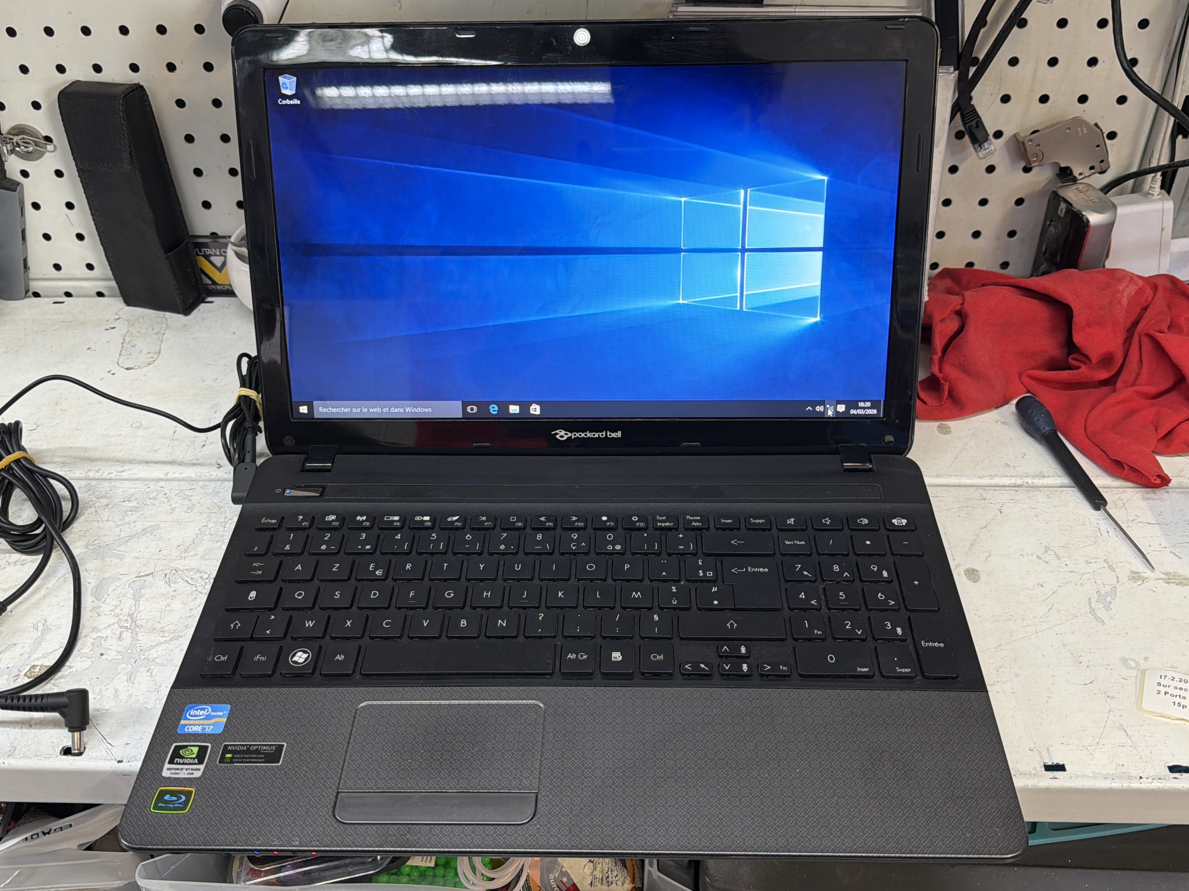 Packard Bell PC portable 15 pouces Windows 10