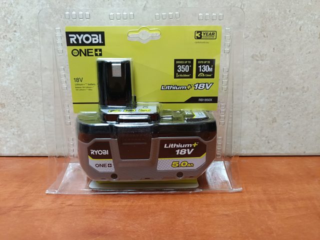 Batterie Ryobi ONE+ Lithium+ 18V 5.0Ah