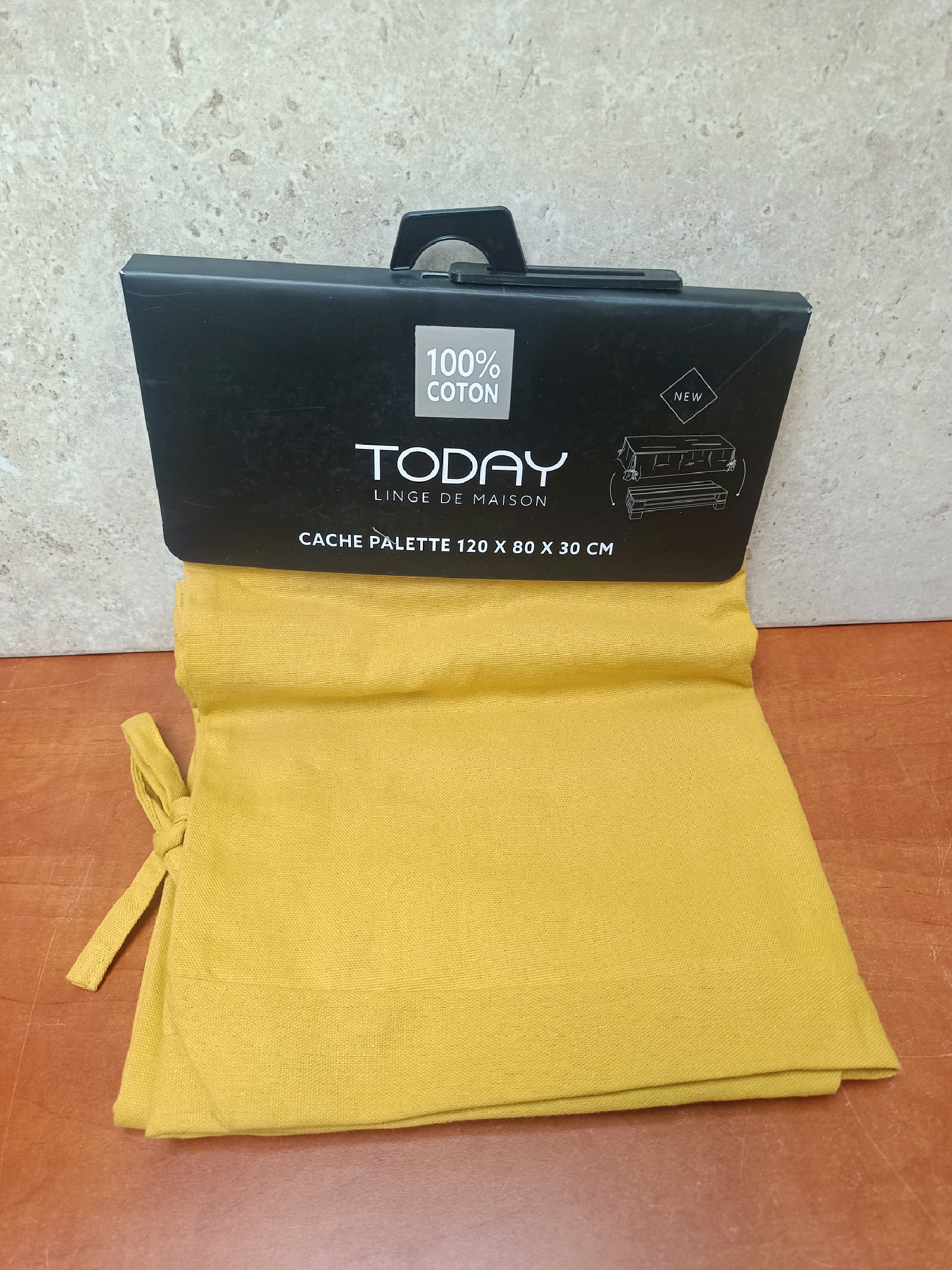 Today Linge de Maison Cache Palette 120 x 80 x 30 cm - 100% coton