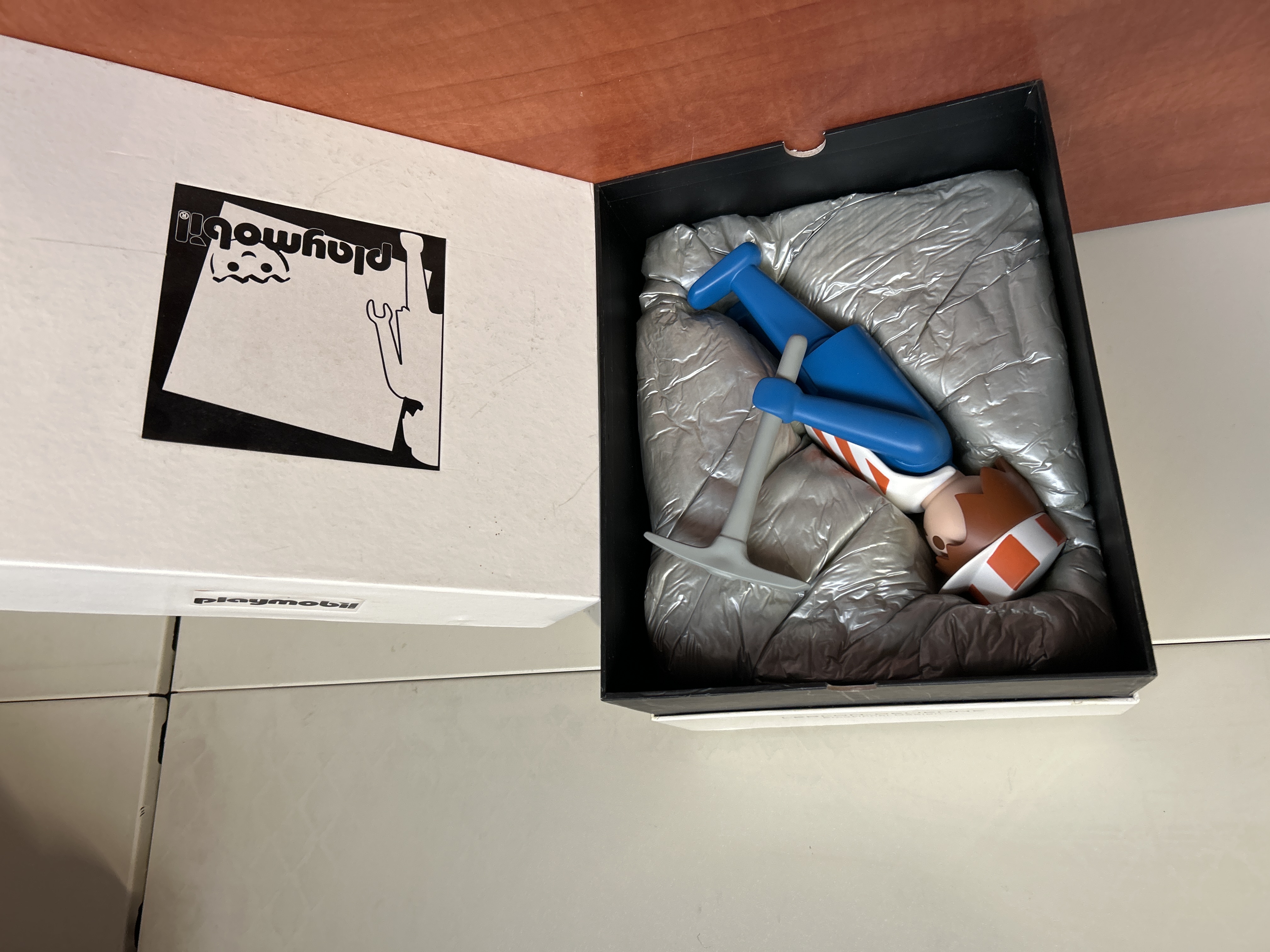 Playmobil – Figurine ouvrier avec pioche
