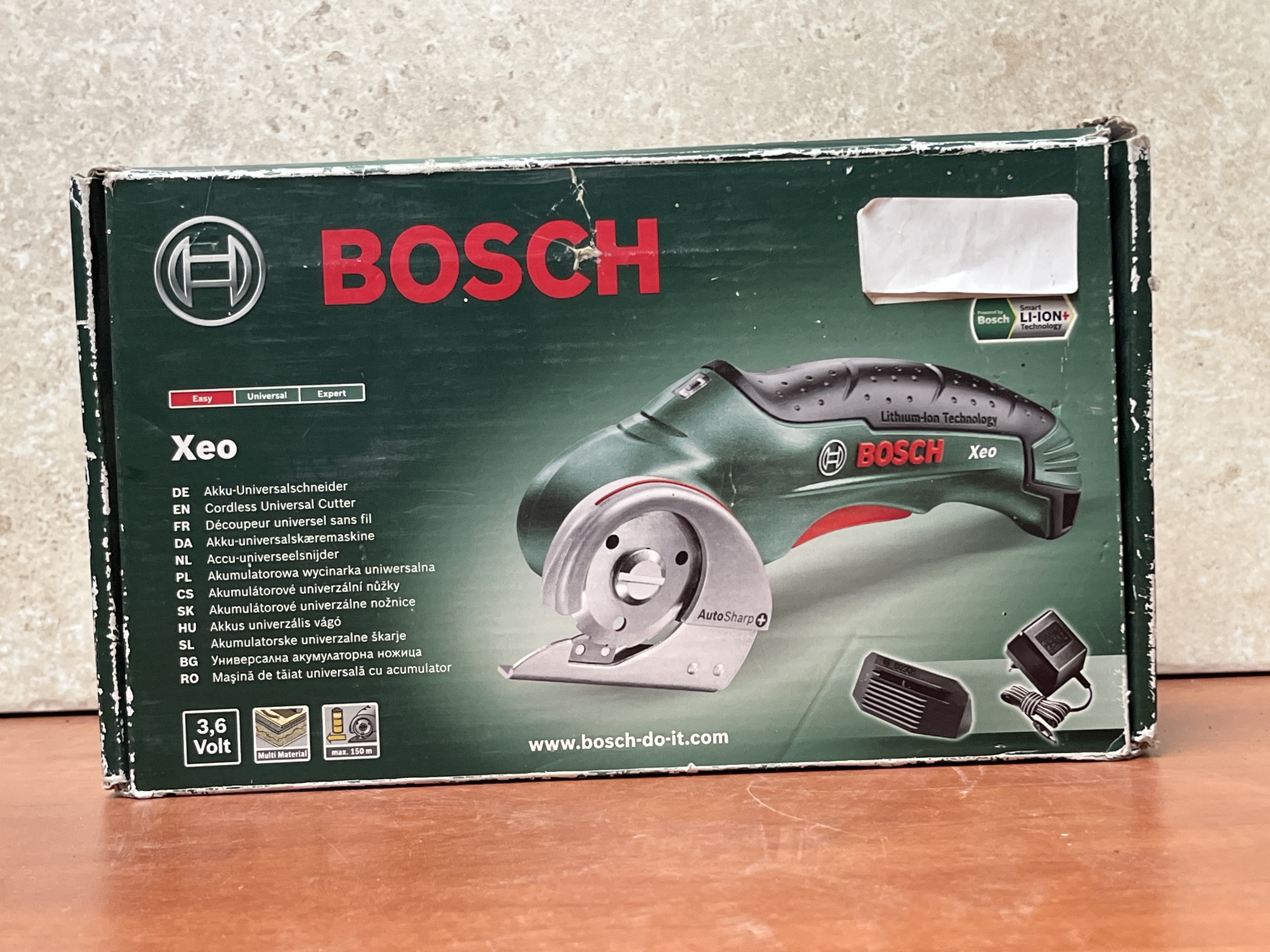 Bosch Xeo AutoSharp – outil de coupe universel sans fil 3,6 V Li‑ion