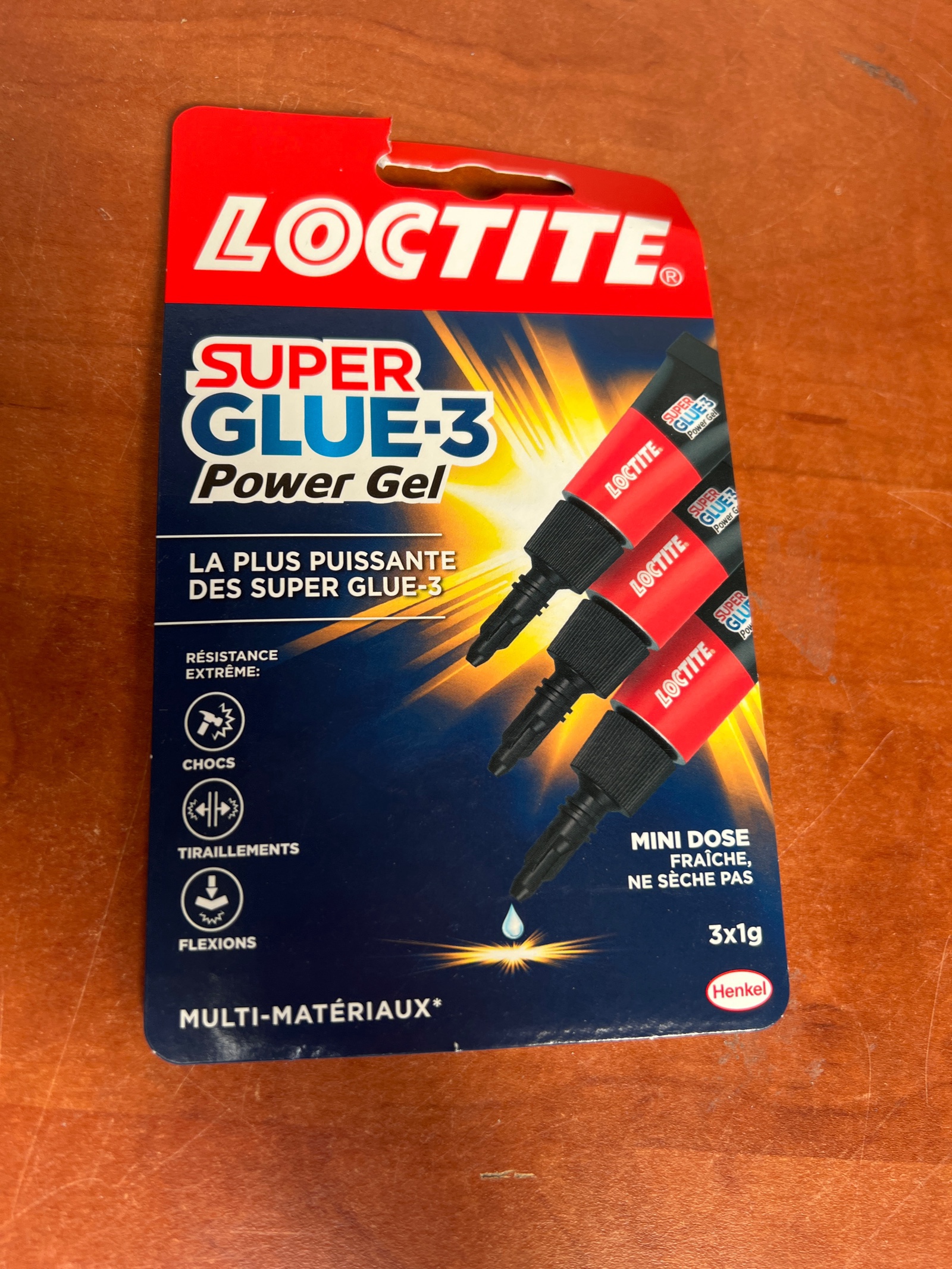 Loctite Super Glue-3 Power Gel 3x1g