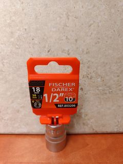 Fischer Darex douille 1/2'' 18 mm - 6 pans