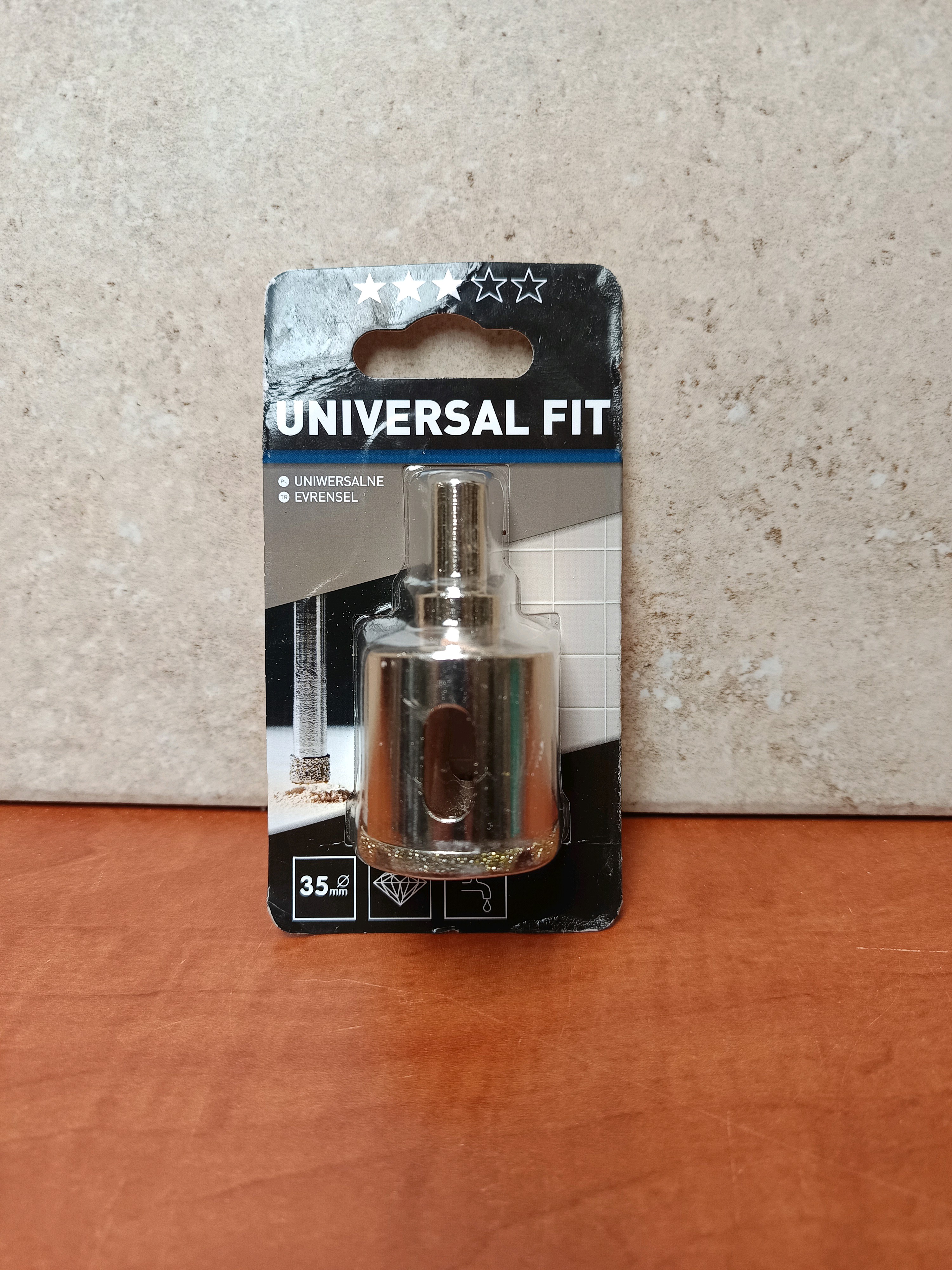 Scie cloche diamant Ø35 mm Universal Fit pour carrelage