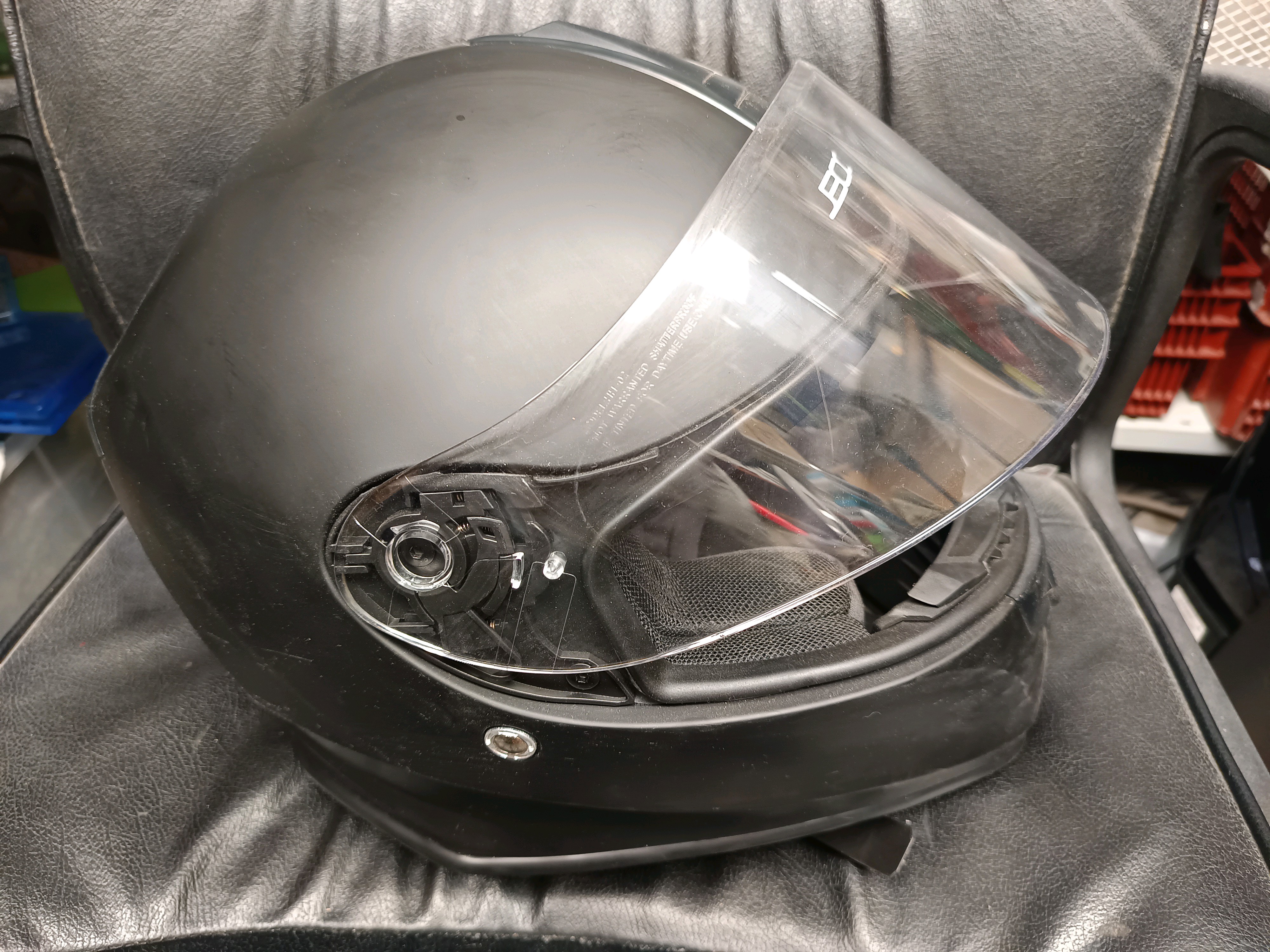 Casque moto intégral Boost noir taille L - ECE R22.05