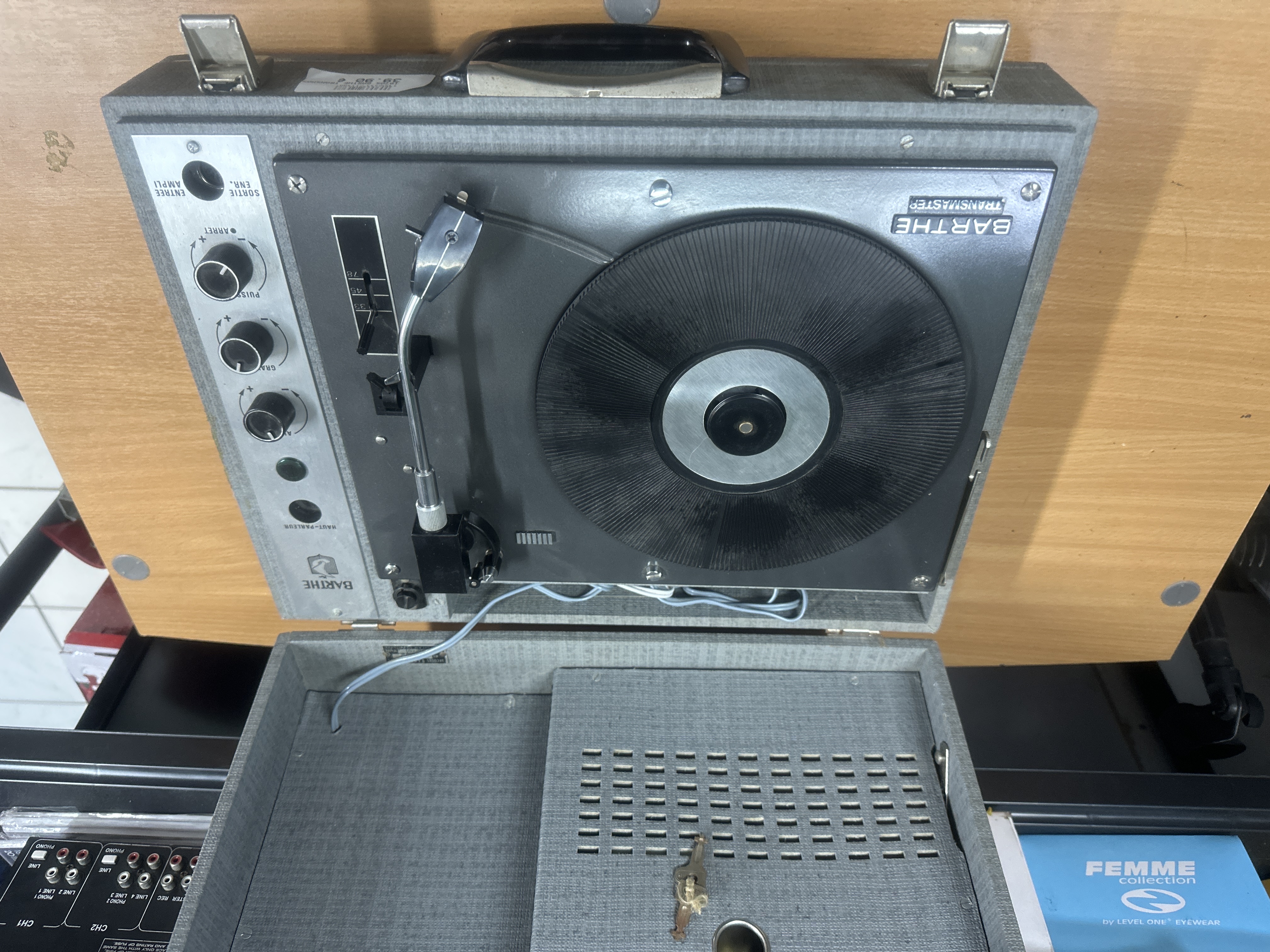 Tourne-disque valise Barthe Transmas