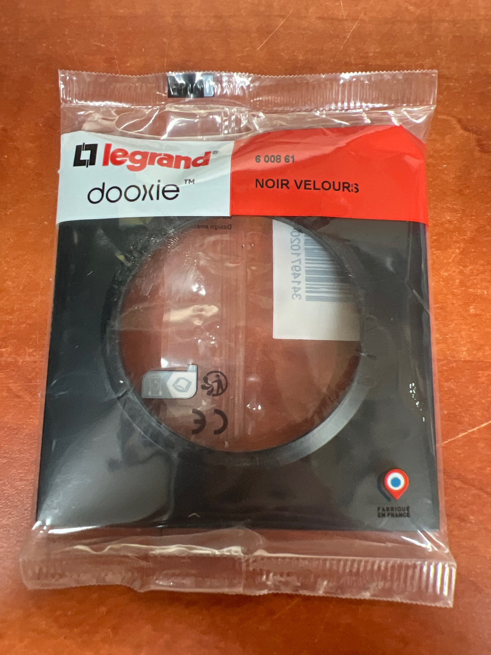 Legrand Dooxie plaque noir velours (6 008 61)