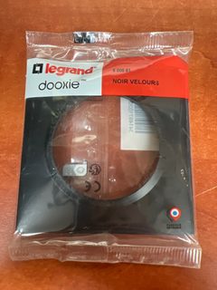 Legrand Dooxie plaque noir velours (6 008 61)