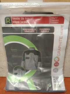 Rouchette Veste de travail Graphite - Gris - XXL