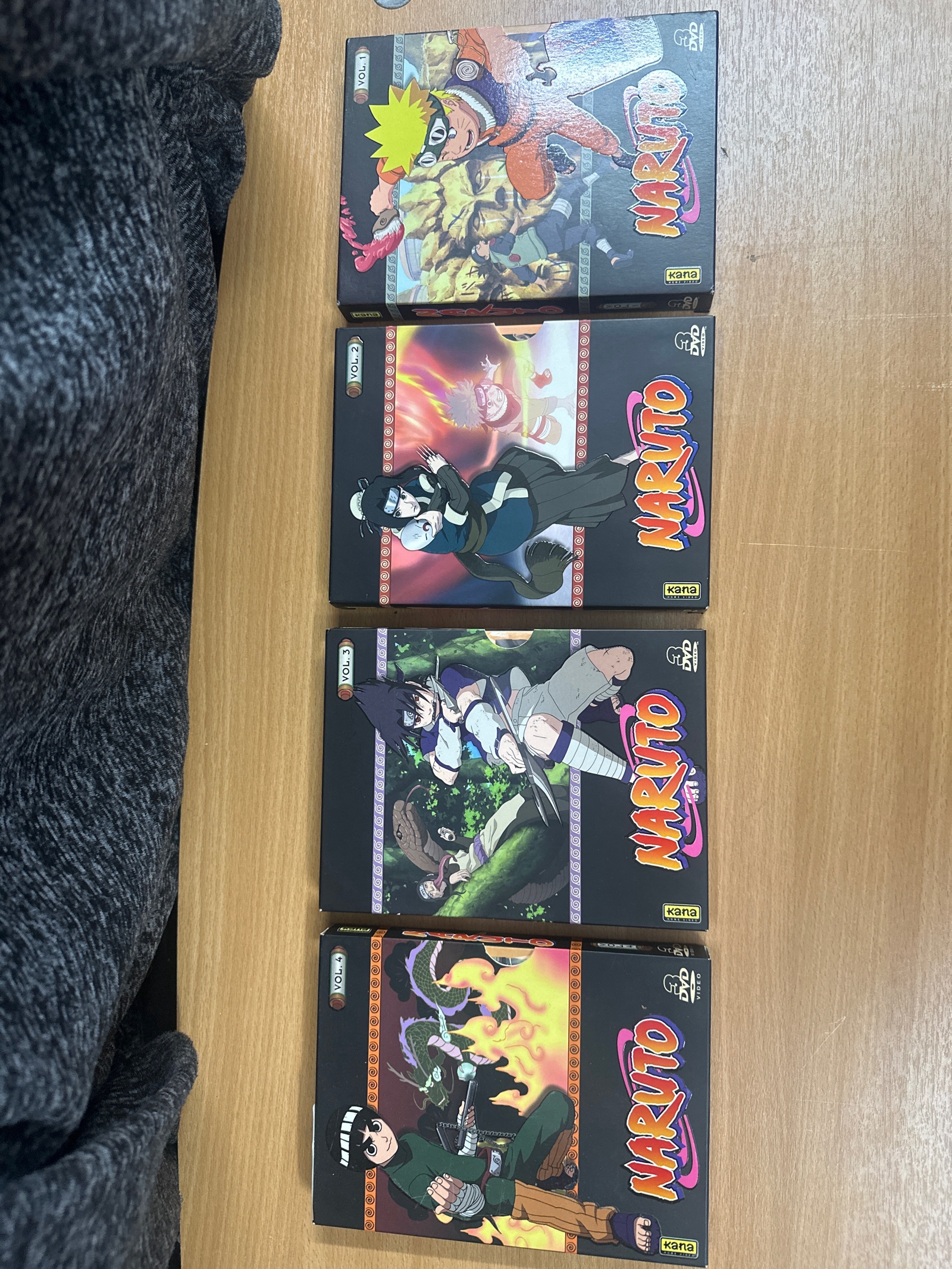 Naruto - Lot de DVD Vol. 1 à 4 (Kana Video)