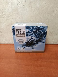 Guirlande lumineuse 192 LED 1,5 m – blanc (cluster lights)