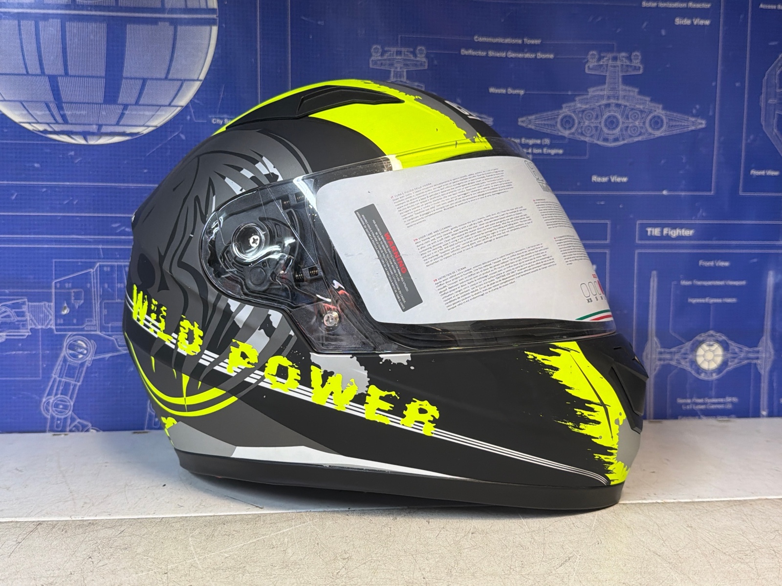 Casque moto intégral CGM Wild Power (YL 51-52 cm)
