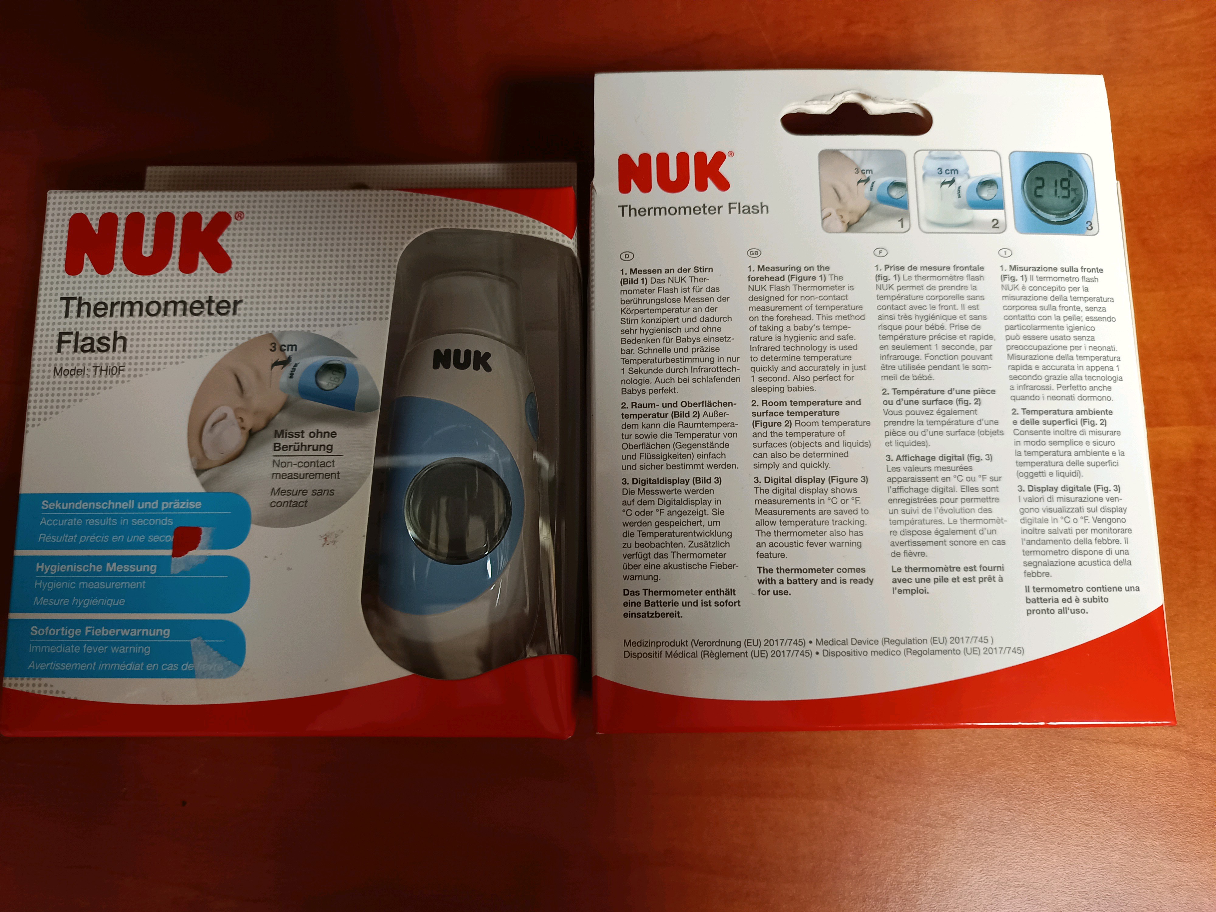 NUK Thermometer Flash – thermomètre sans contact