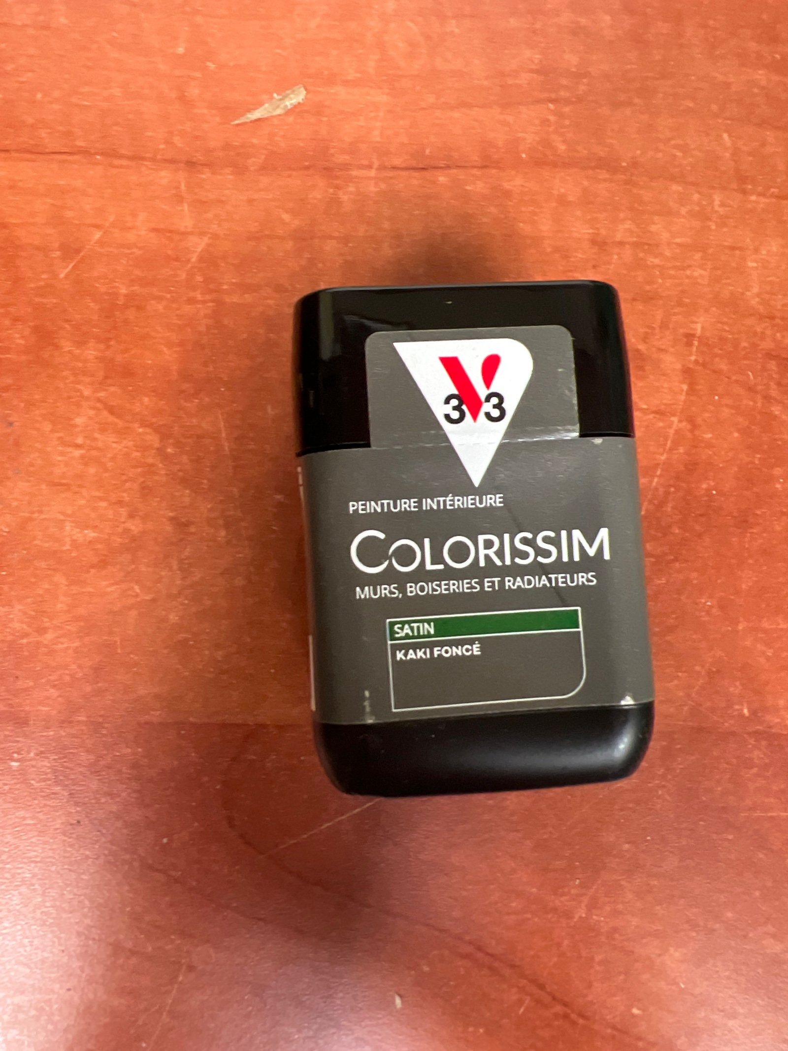 V33 Colorissim - Peinture intérieure satin Kaki foncé