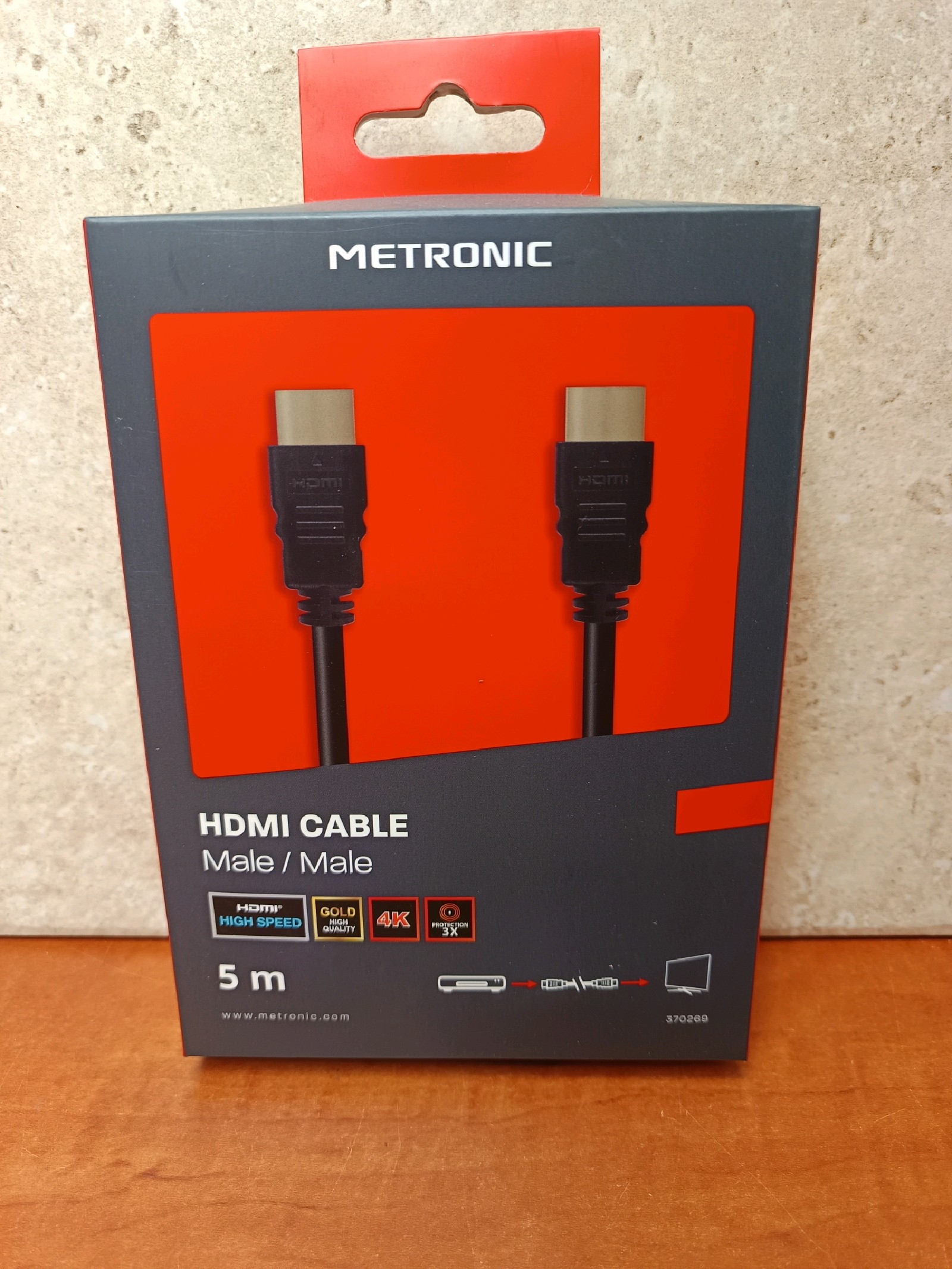 Metronic Câble HDMI mâle/mâle 5 m