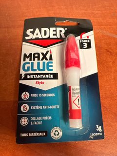 Sader Maxi Glue Instantanée Stylo - Force 3 - 3 g