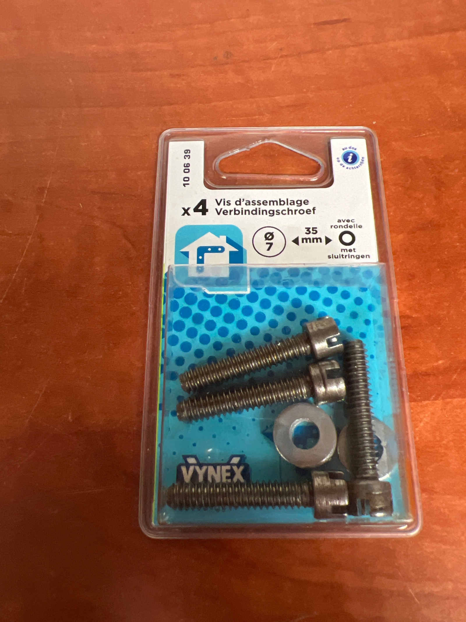 Vynex Vis d’assemblage Ø7 mm 35 mm (x4)