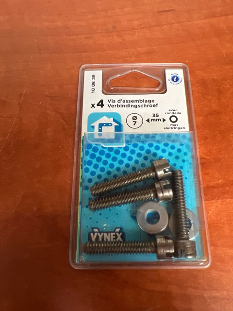 Vynex Vis d’assemblage Ø7 mm 35 mm (x4)