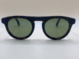 Lunettes de soleil rondes - monture écaille, verres verts — photo 1