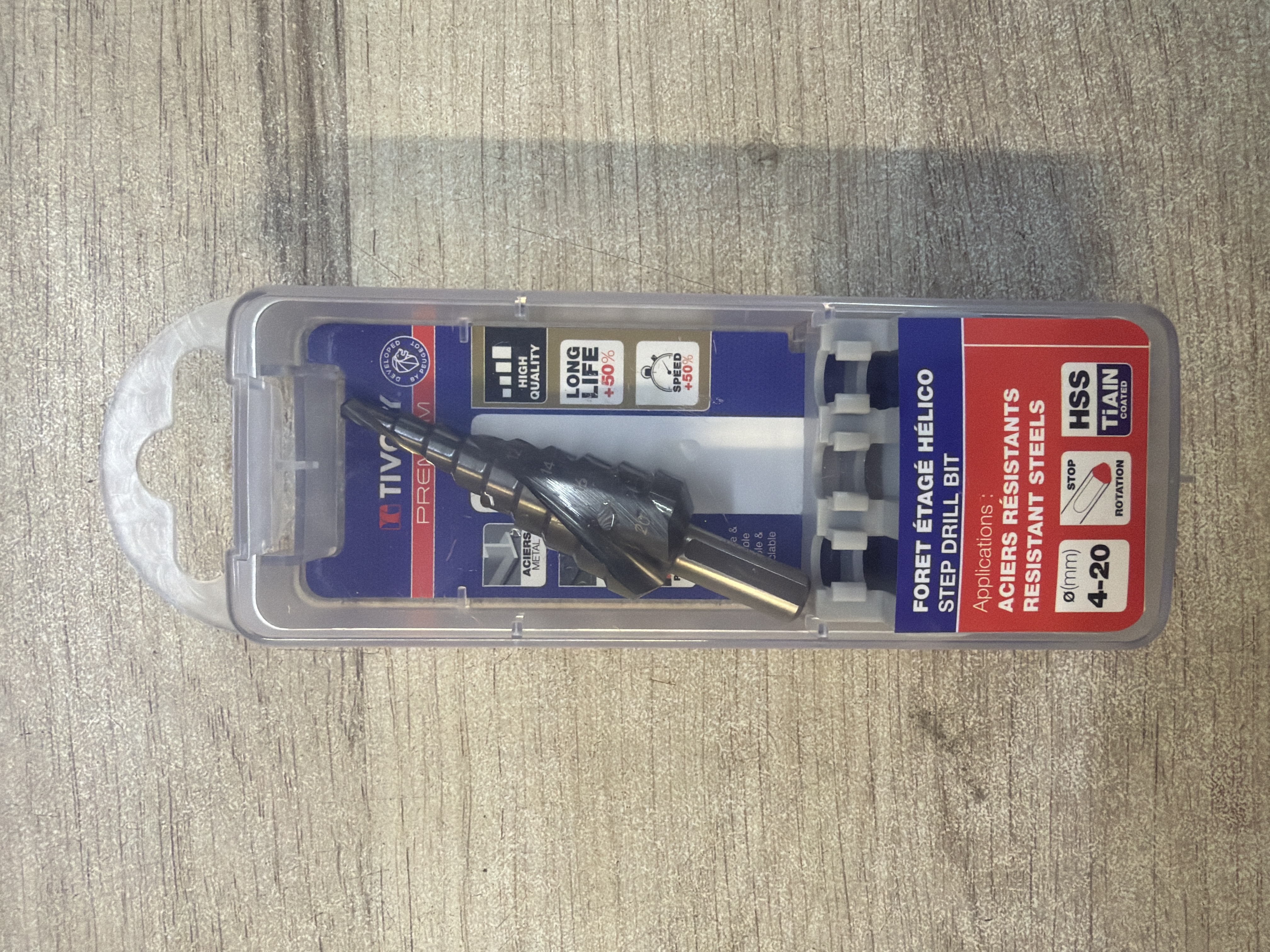 Tivoly Pro Foret étagé Hélico HSS 4–20 mm