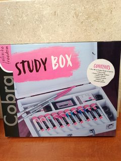Cobra Study Box - set de peinture à l'huile (10 x 40 ml)