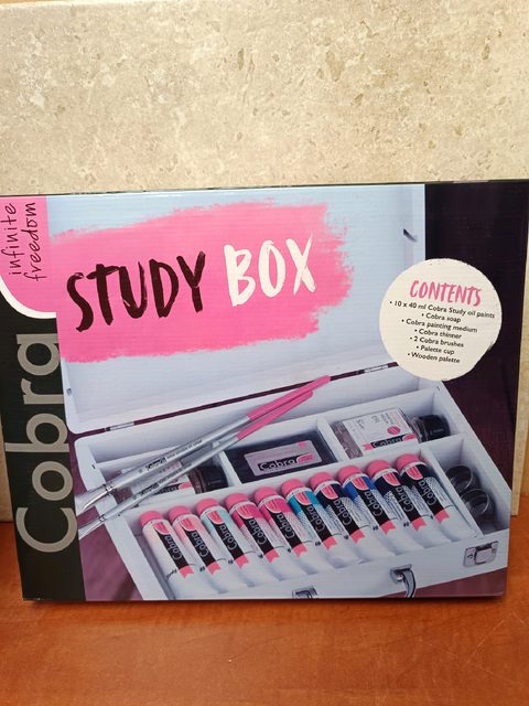 Cobra Study Box - set de peinture à l'huile (10 x 40 ml)