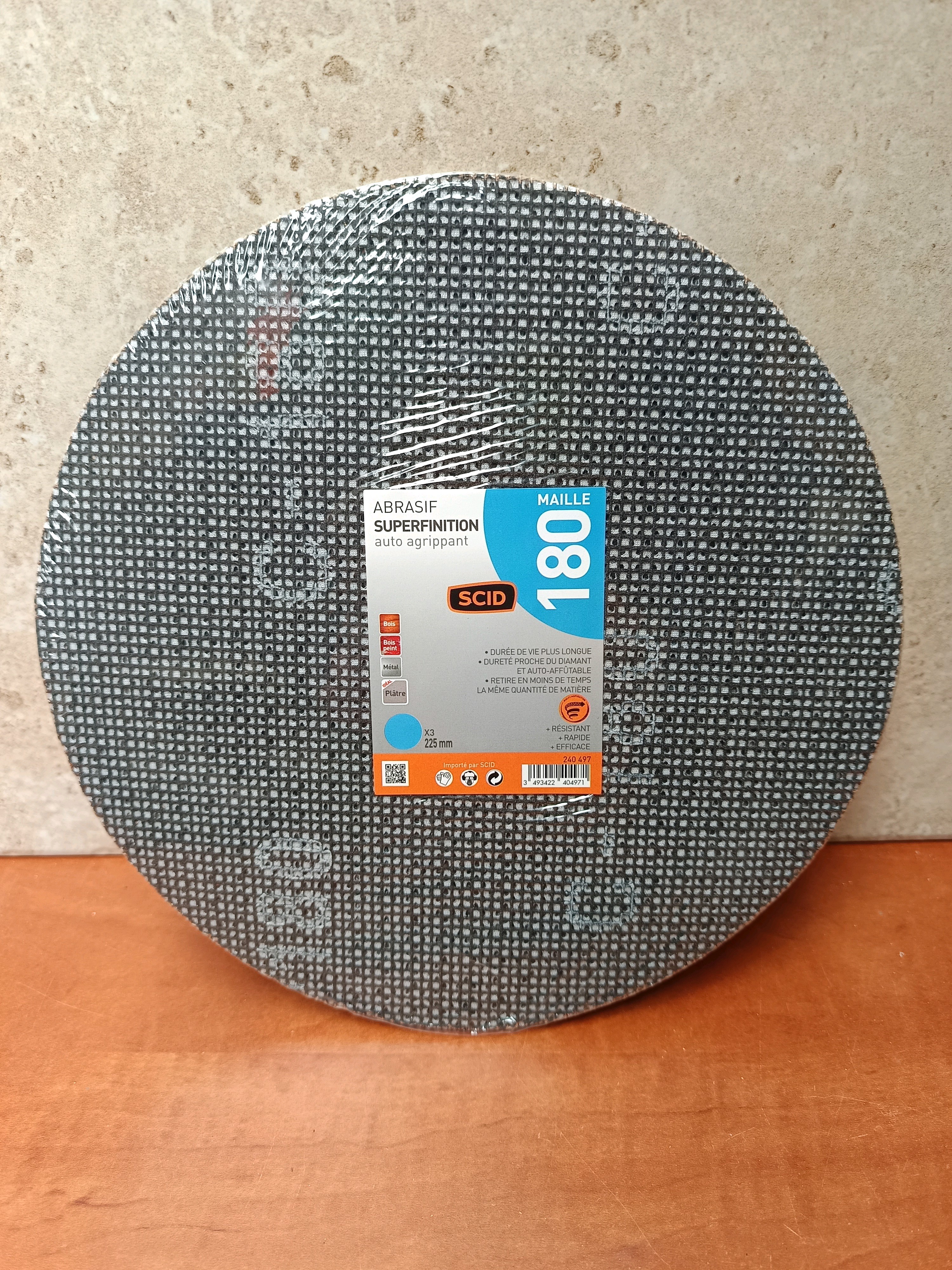 Disque abrasif maille 180 SCID Superfinition