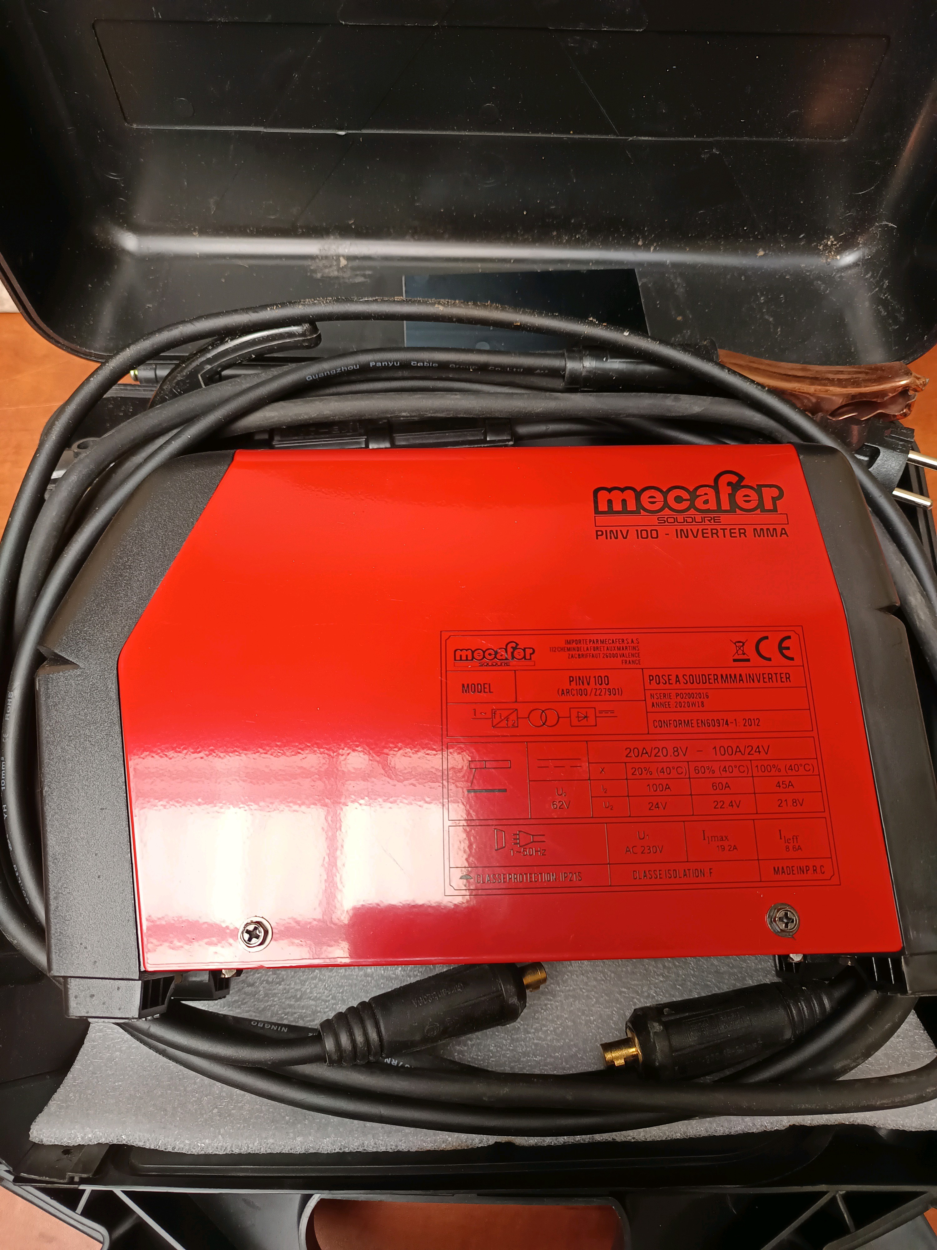 Mecafer PINV 100 (ARC 100) Poste à souder MMA inverter