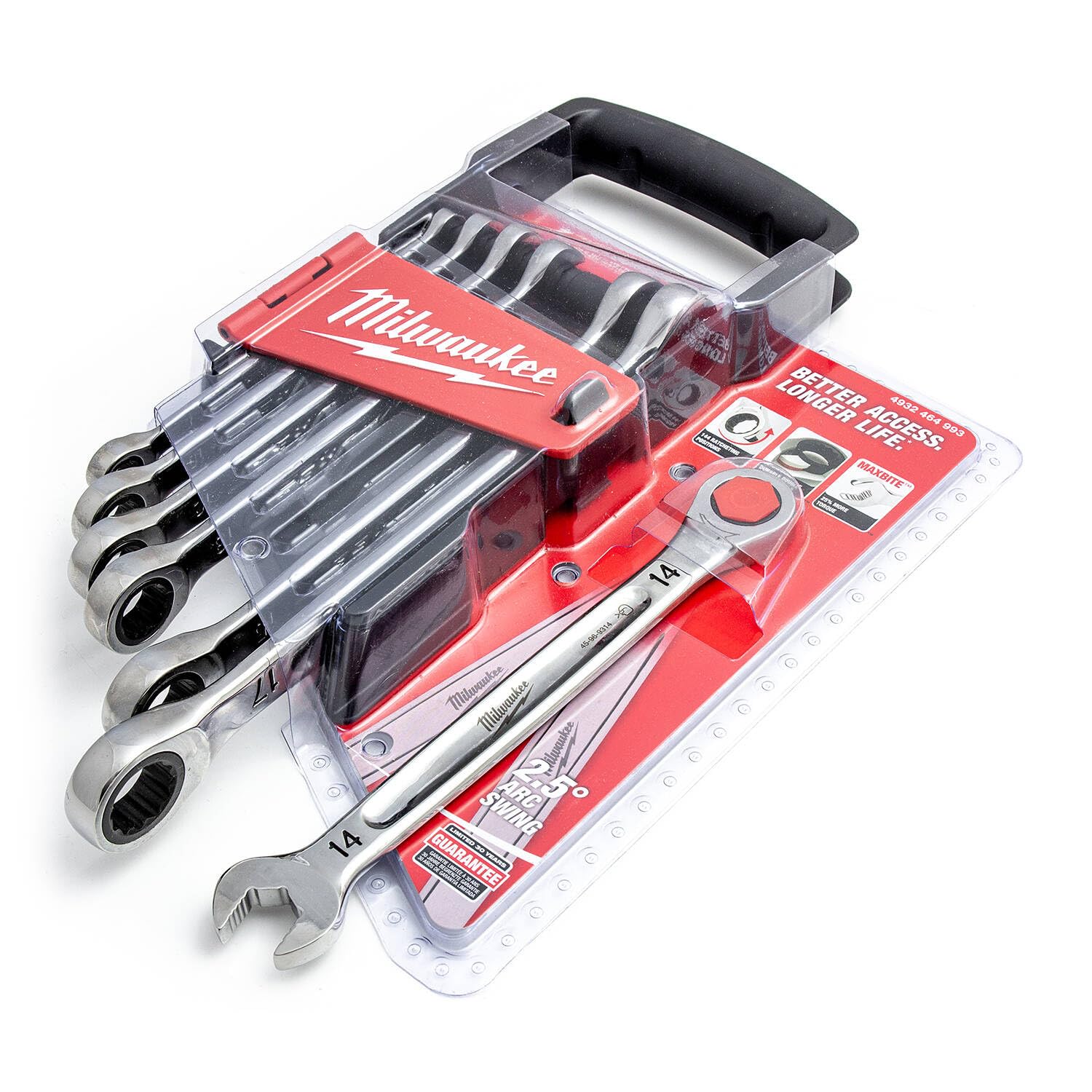 Set de 7 clés à cliquet métriques MILWAUKEE - 4932464993