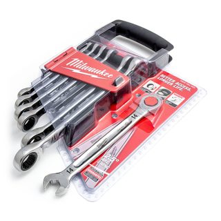 Set de 7 clés à cliquet métriques MILWAUKEE - 4932464993