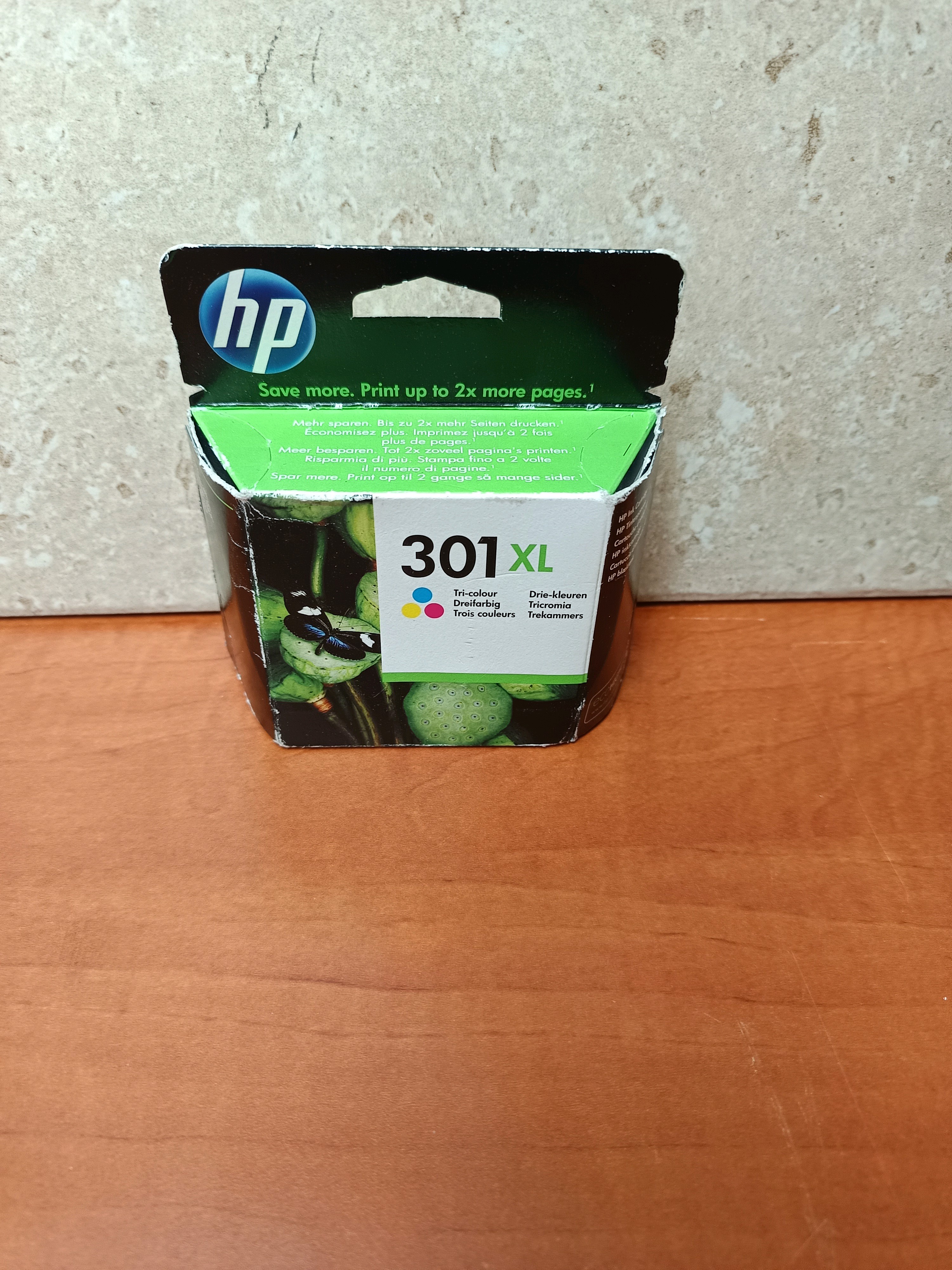Cartouche d’encre HP 301XL tricolore (haute capacité)