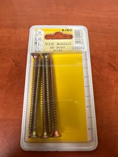 SAXO Vis agglo TF Posi acier 5x80 mm (105002)