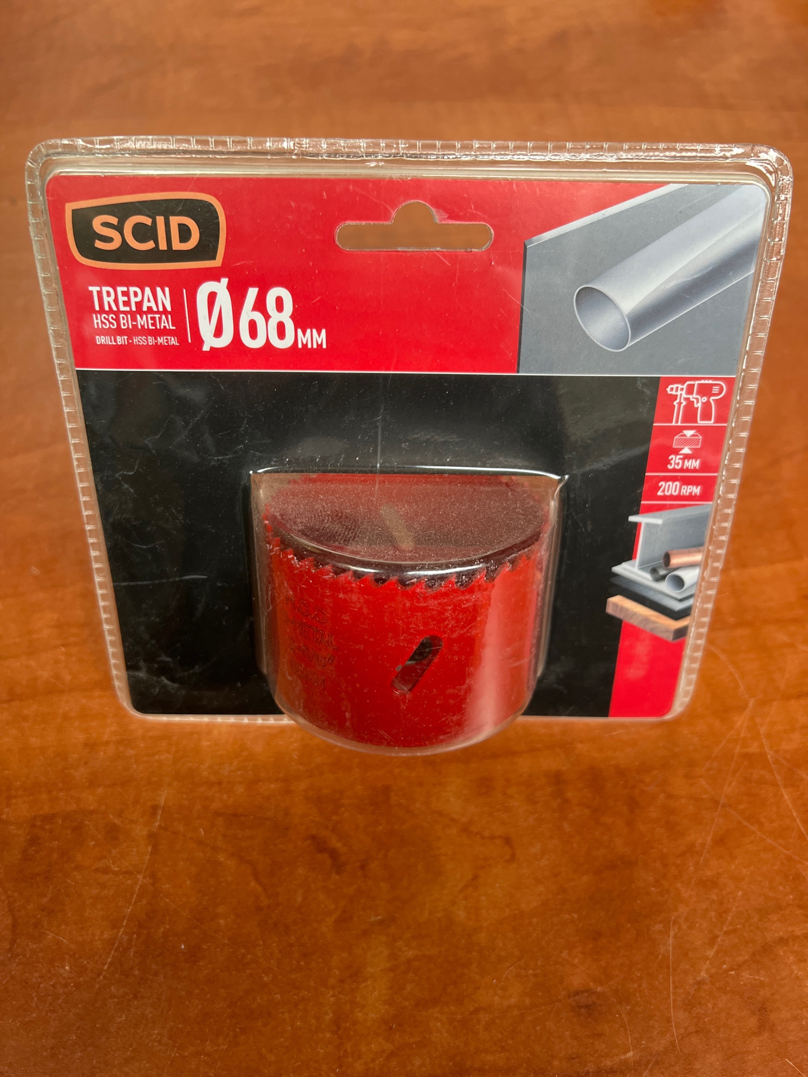 SCID Trépan Ø 68 mm (scie cloche)