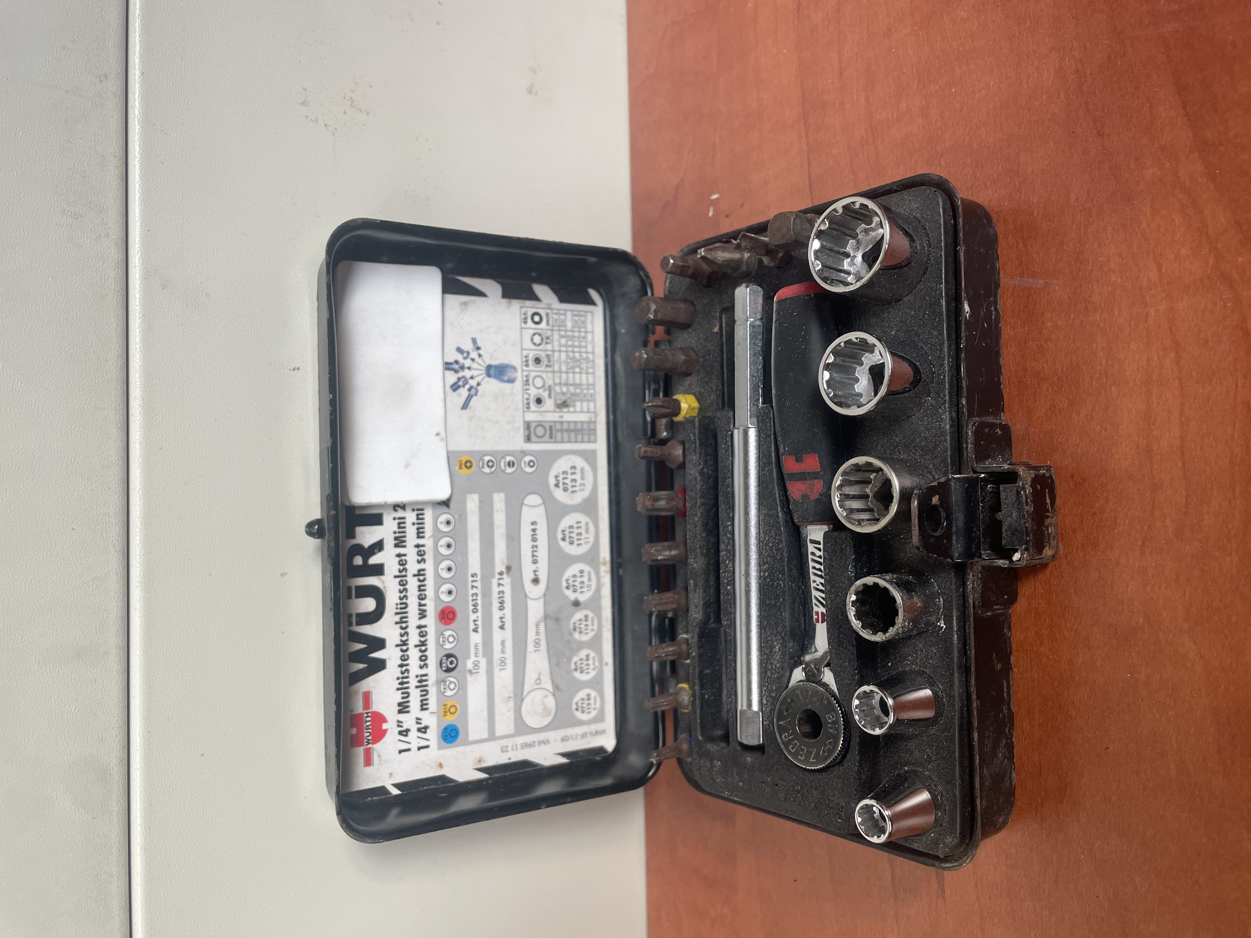 Coffret d’embouts et douilles Würth