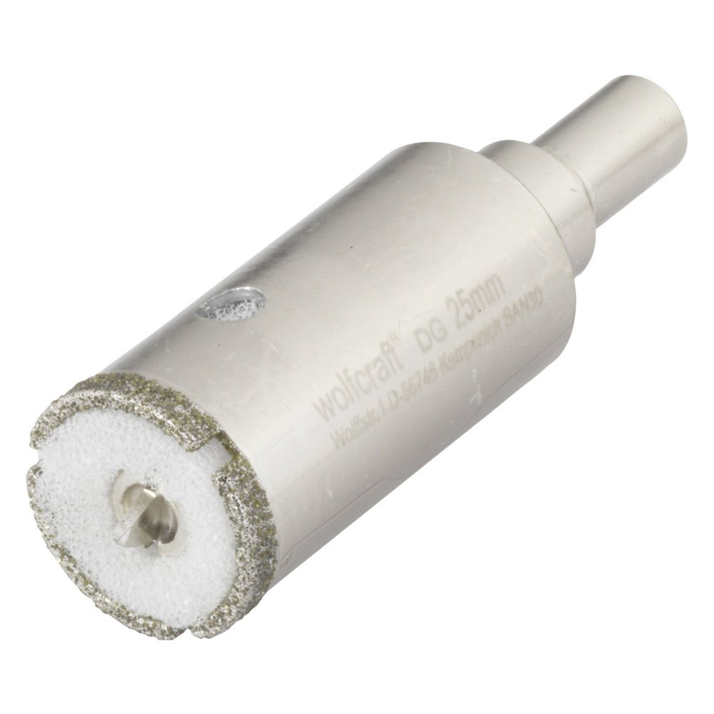 Trépan diamant Ceramic WOLFCRAFT 5924000 Ø25 mm queue Ø10 mm