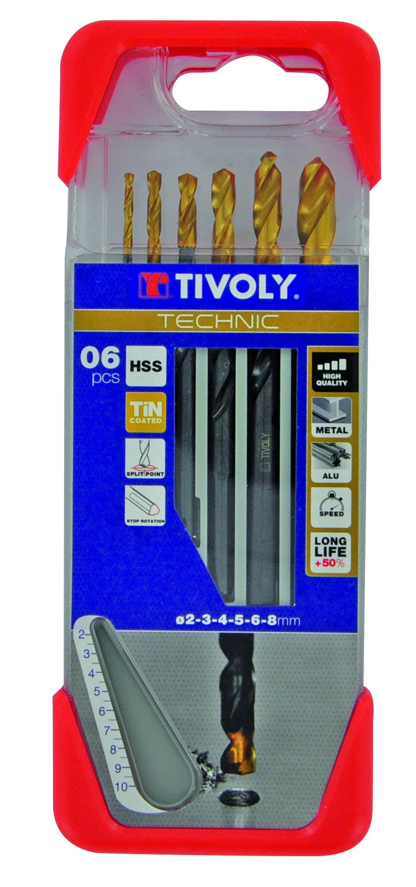Coffret forets métaux Steam TIN Tivoly Technic 6pcs