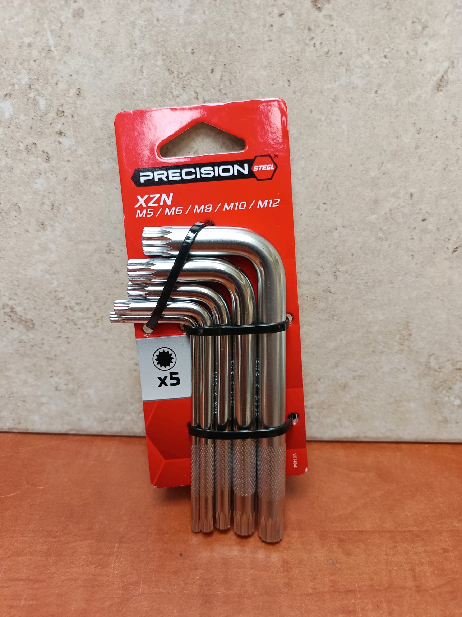 PRECISION XZN – Jeu de clés coudées M5/M6/M8/M10/M12 (x5)