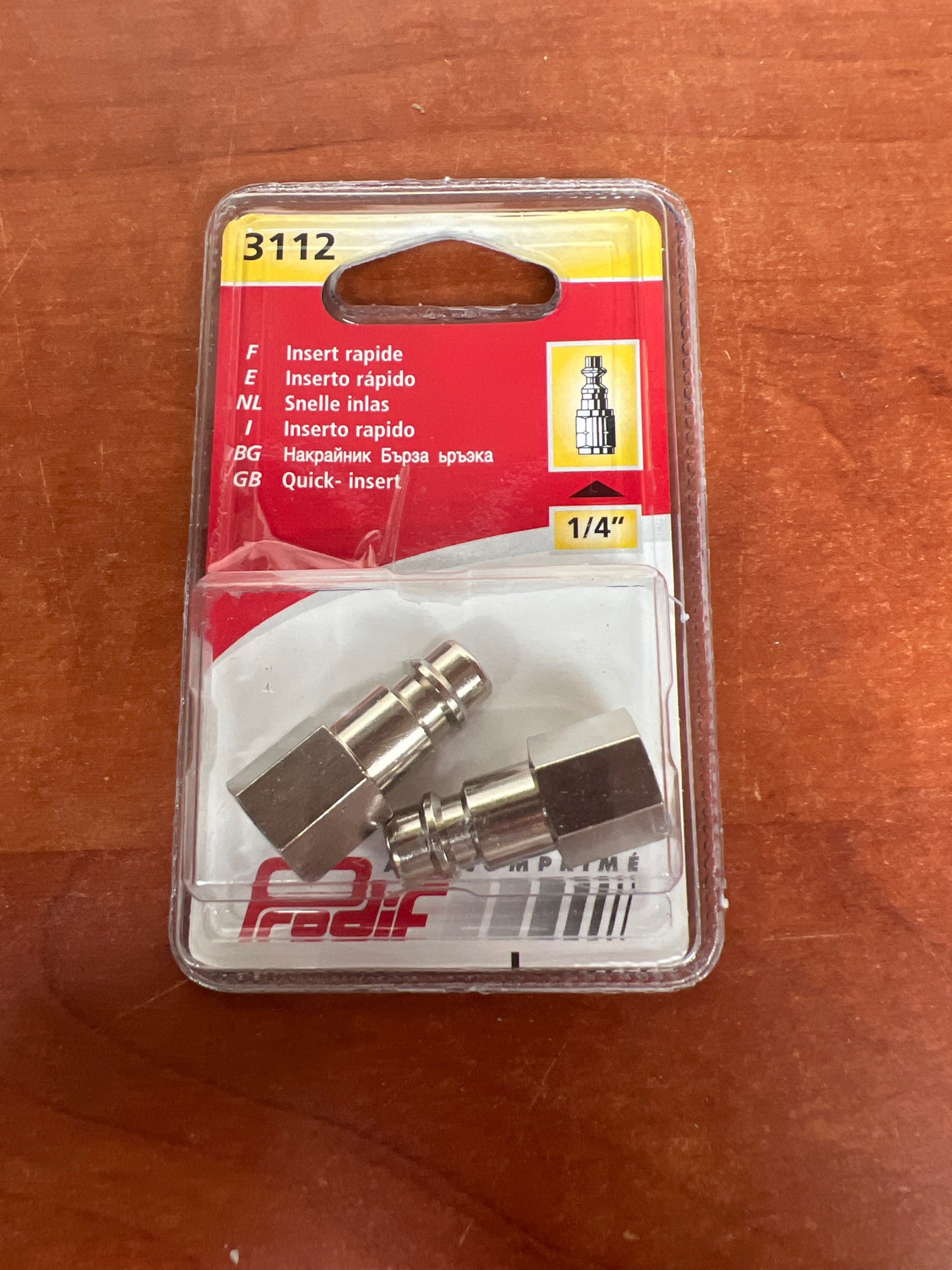 Insert rapide 1/4" 3112