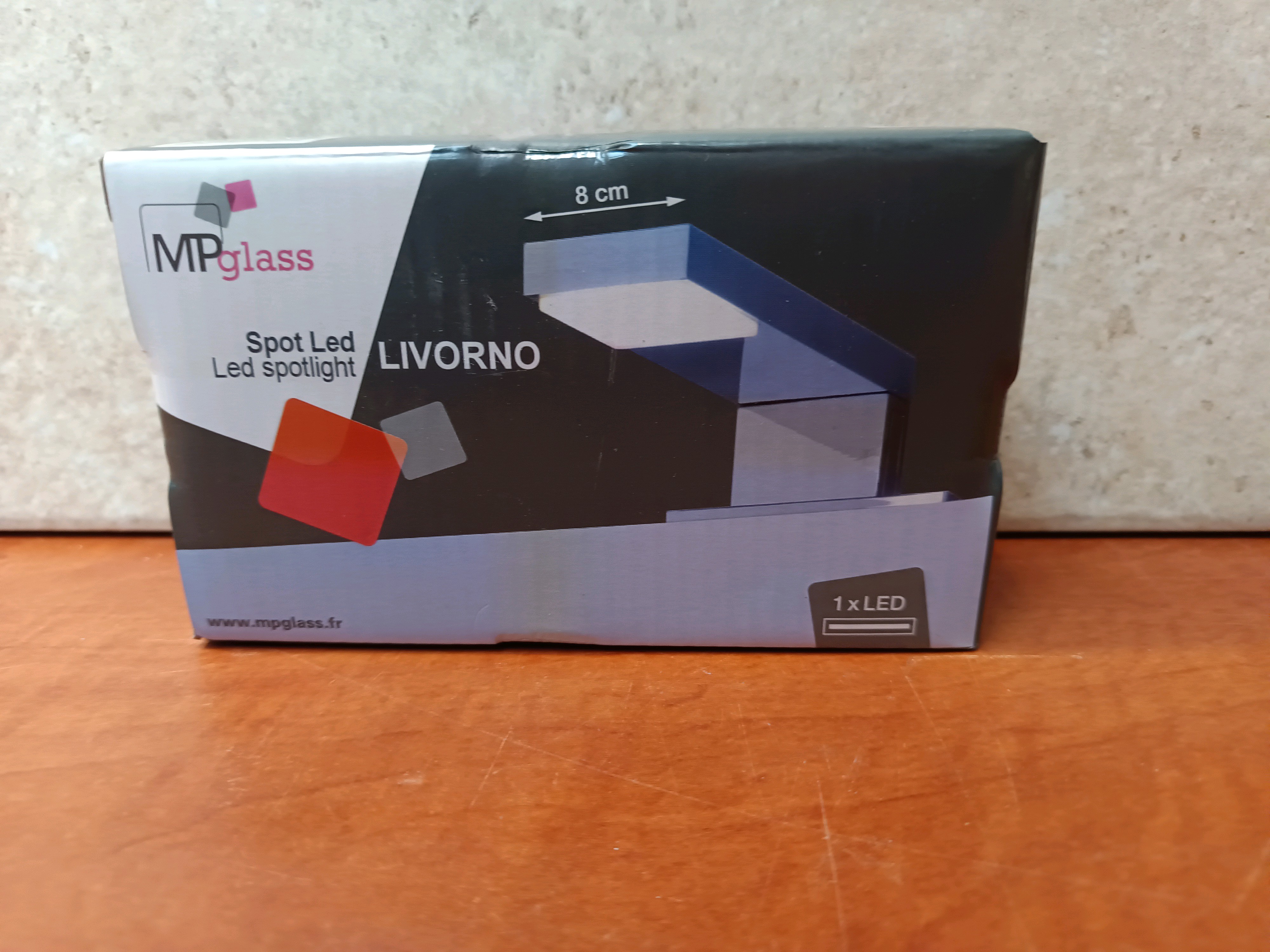 MPglass LIVORNO Spot LED pour miroir