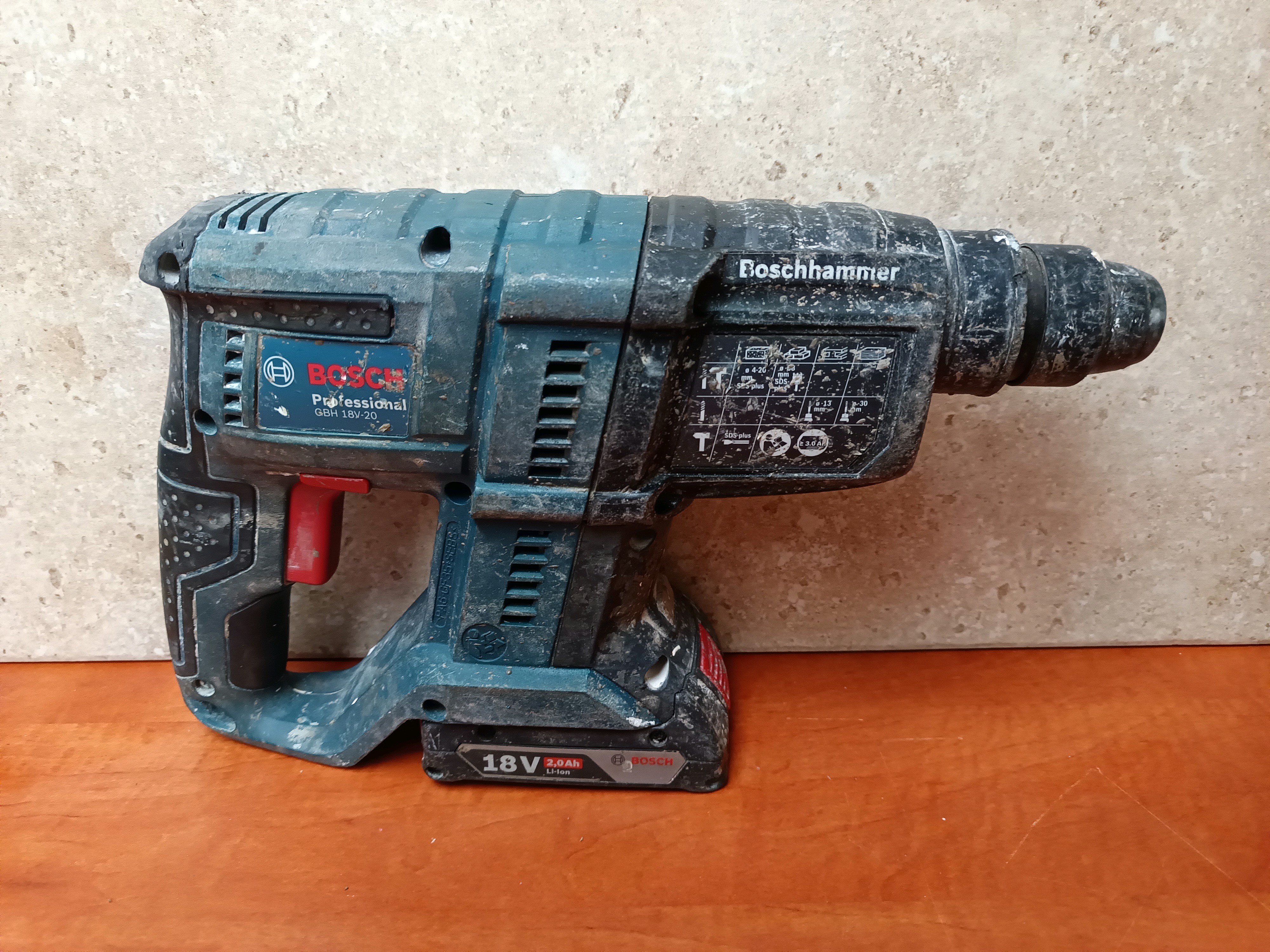 gbh 18v 20 - Bosch Professional perforateur-burineur sans fil SDS Plus 18V