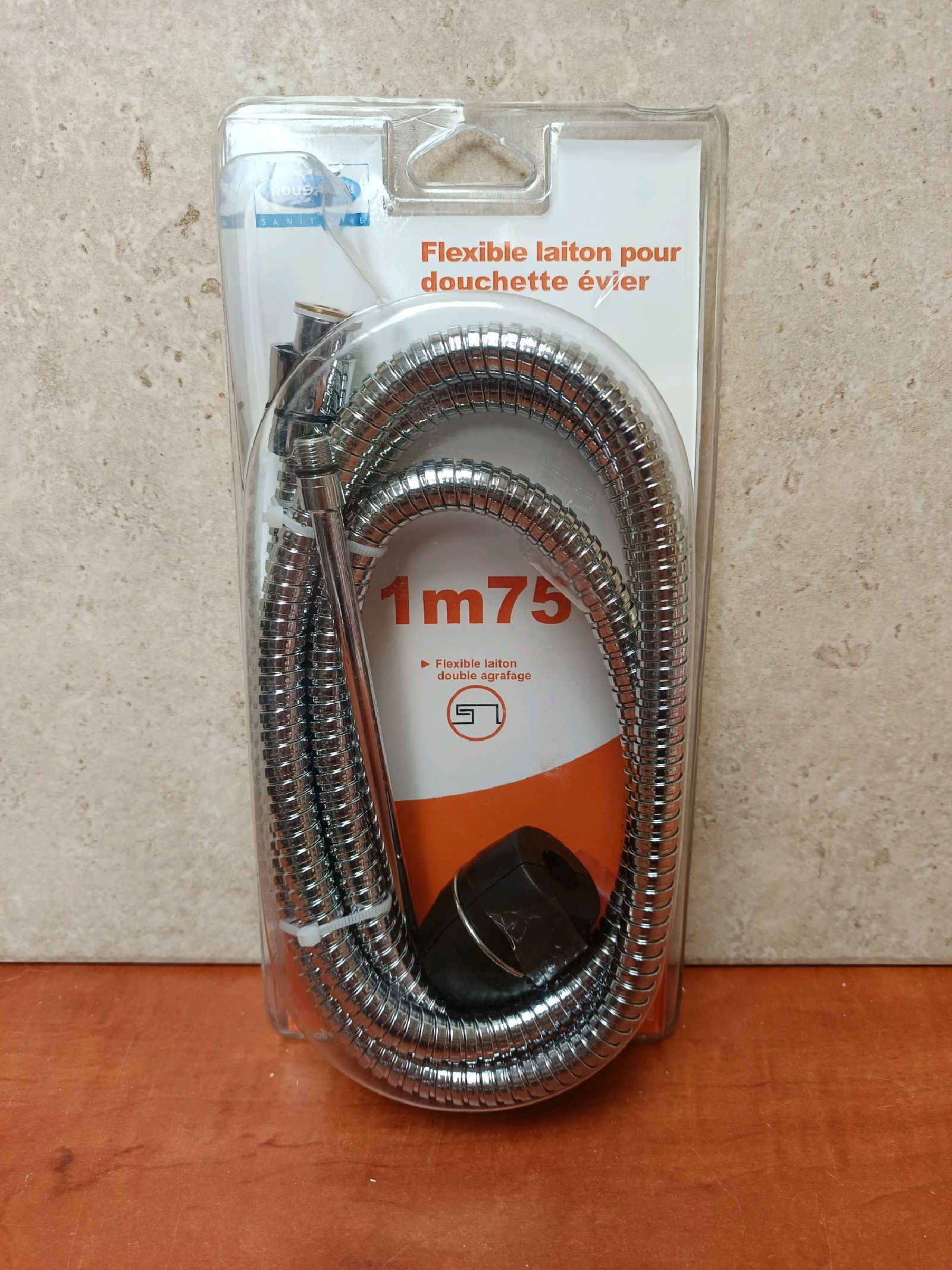 Rousseau Flexible laiton pour douchette évier 1m75