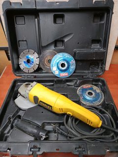 Stanley Fatmax FMEG222 meuleuse d’angle 125 mm 1200 W avec coffret et disques