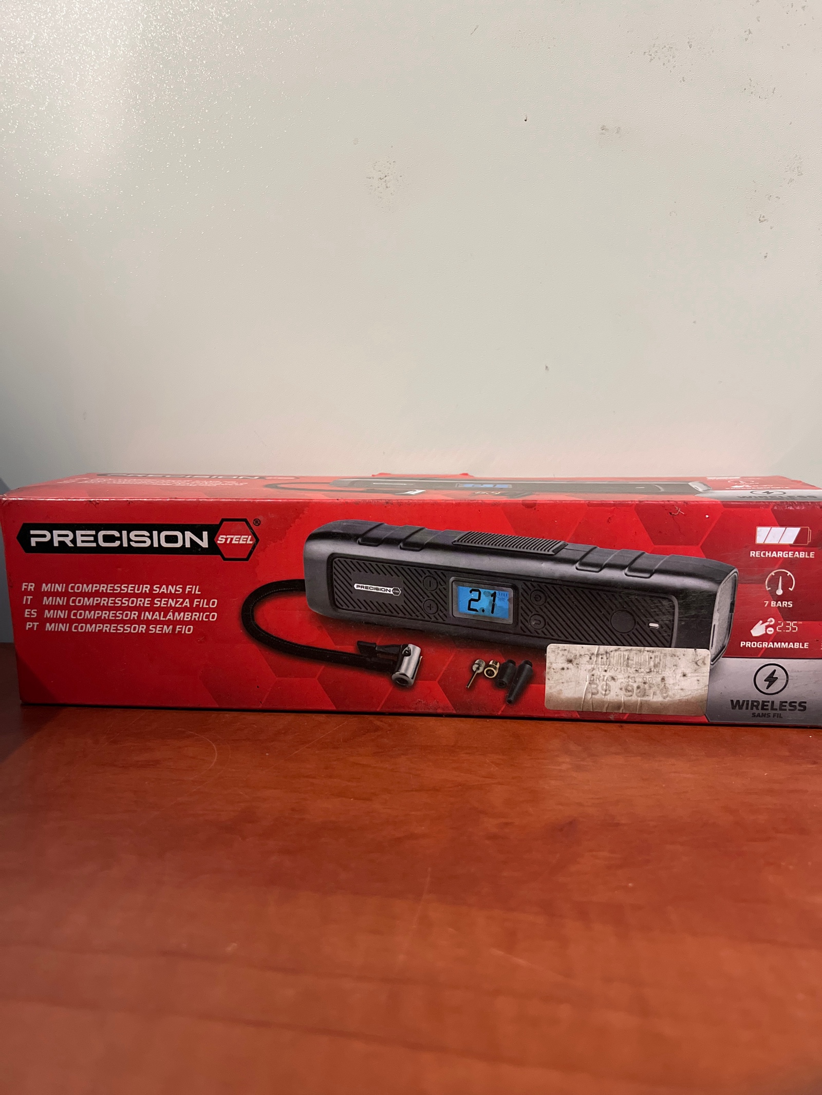 Precision Steel mini compresseur sans fil