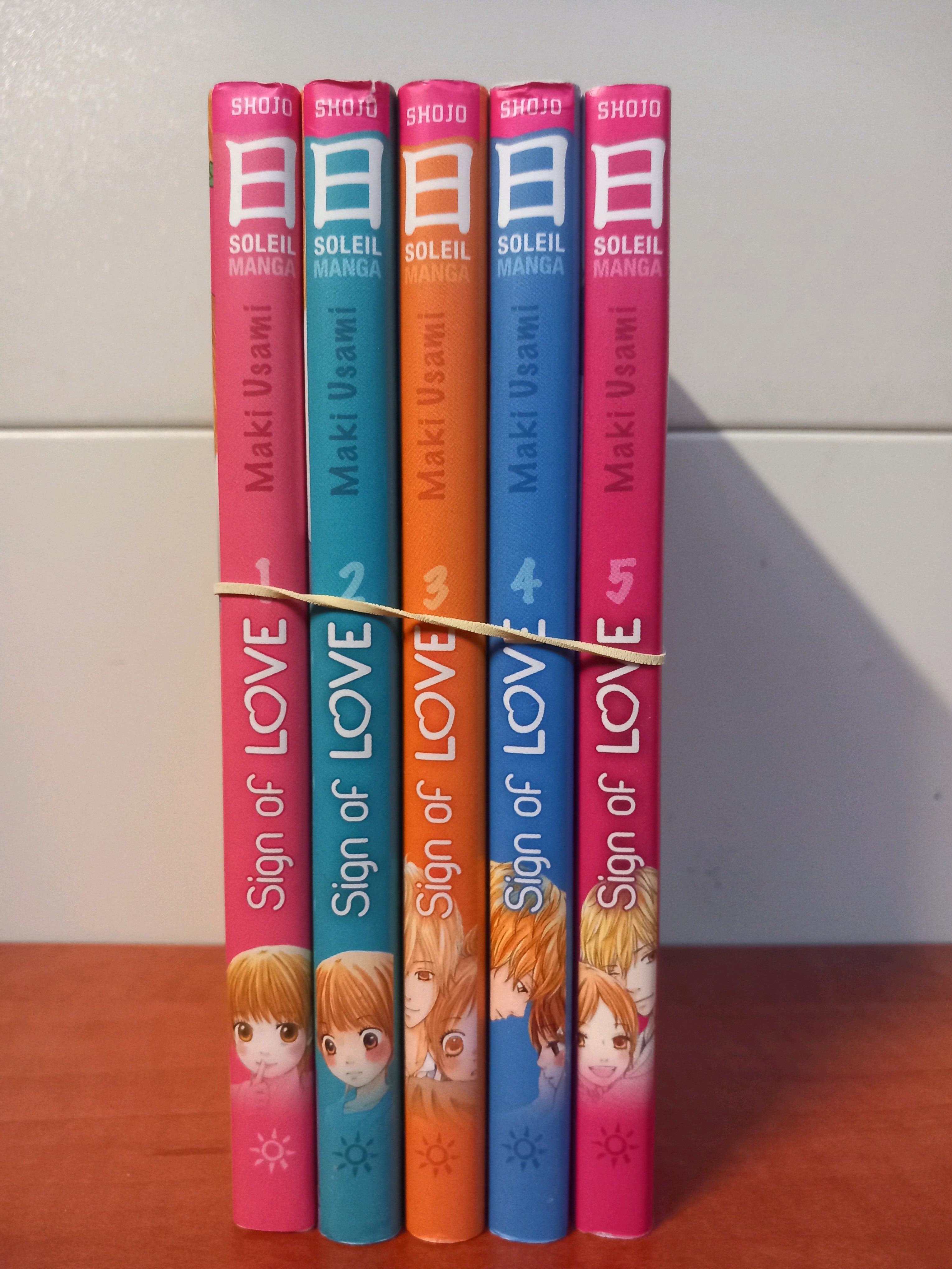Soleil Manga Sign of Love – Maki Usami (tomes 1 à 5)