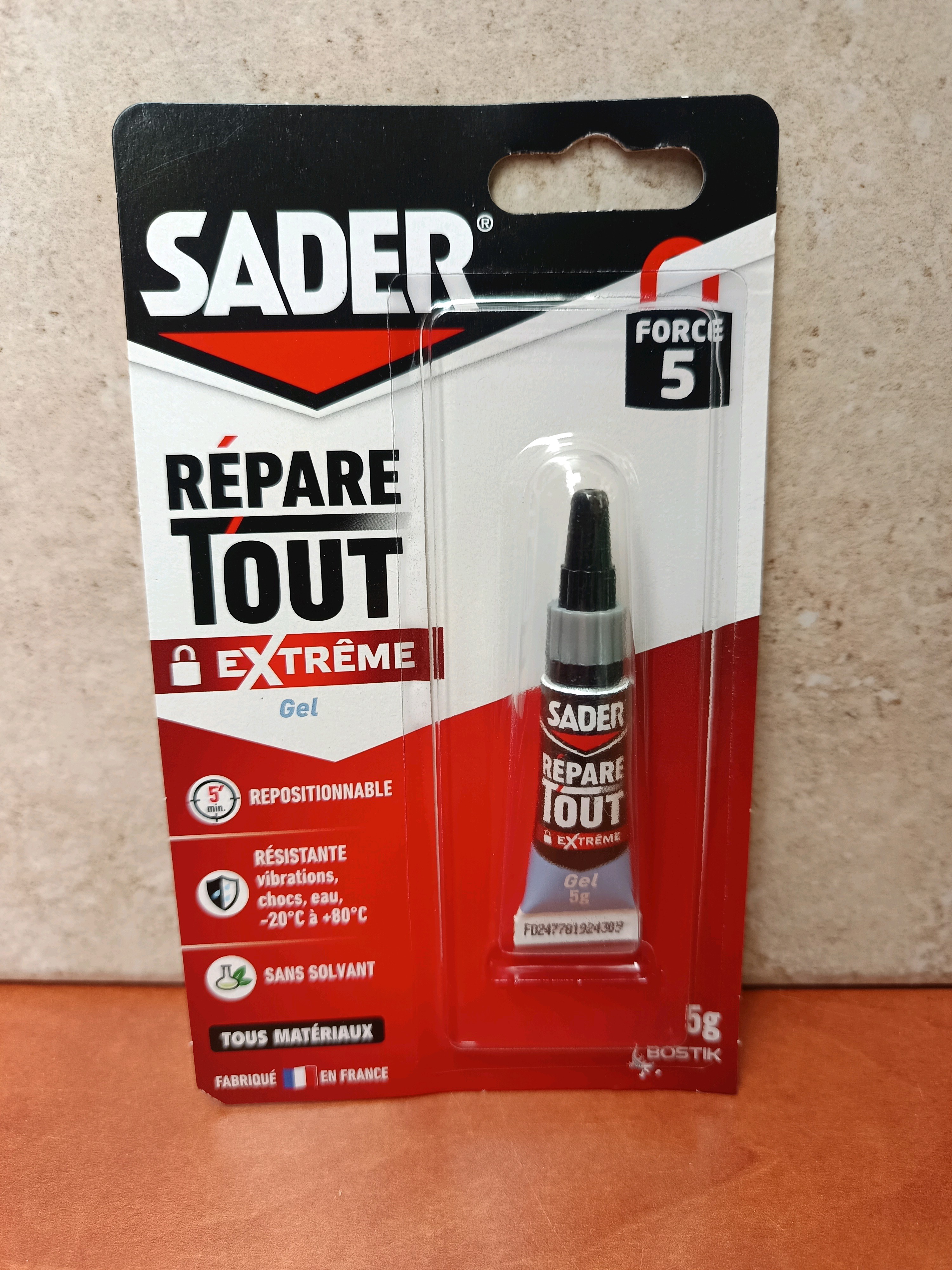 Sader Répare Tout Extrême Gel 5 g (Force 5)