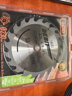 SCID DEBIT lame de scie circulaire Ø230 mm alésage 30 mm