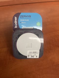 Bodner ZEPHYR prise RJ45 - Blanc